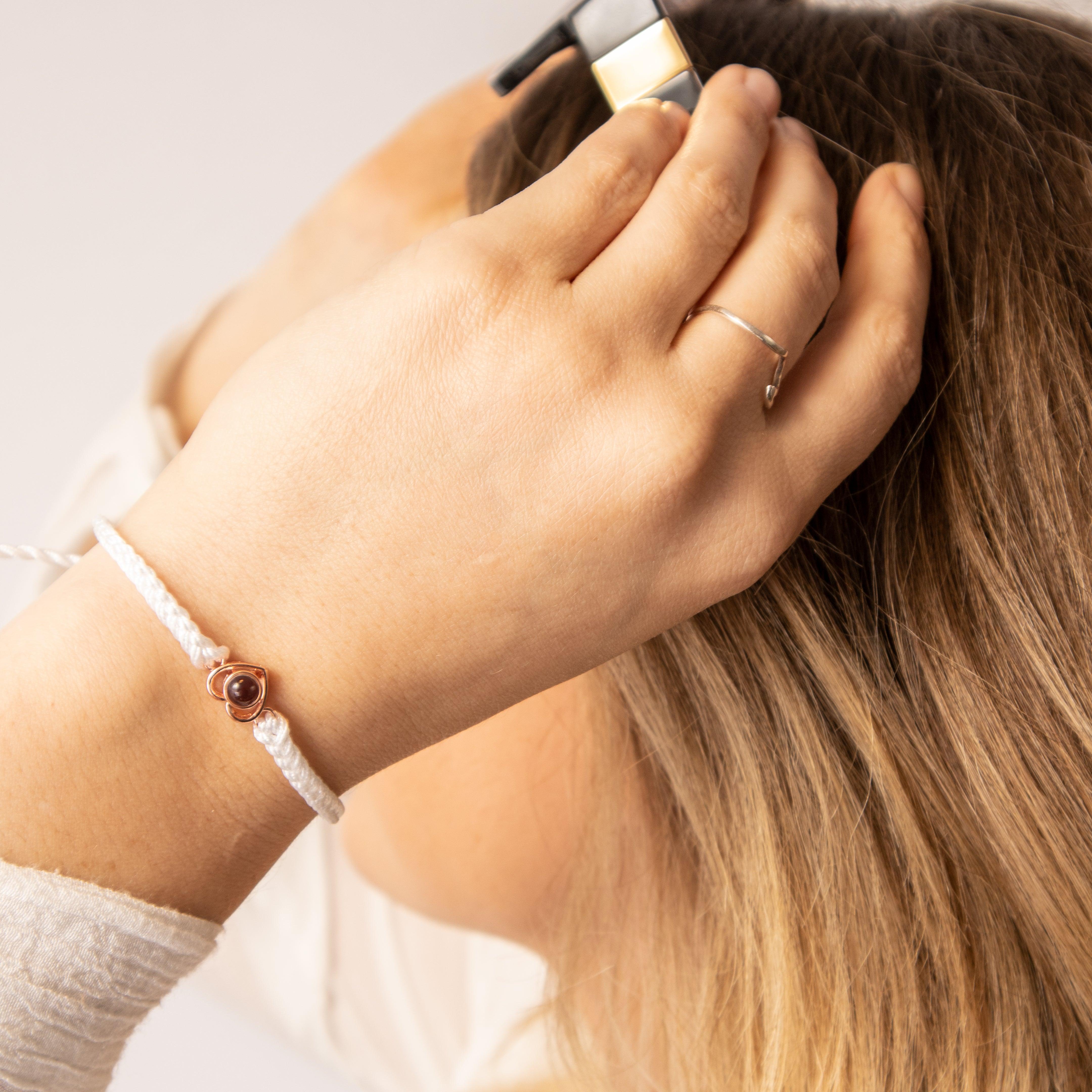 Eternity's Love Flare Photo Bracelet - Elegant Eternity