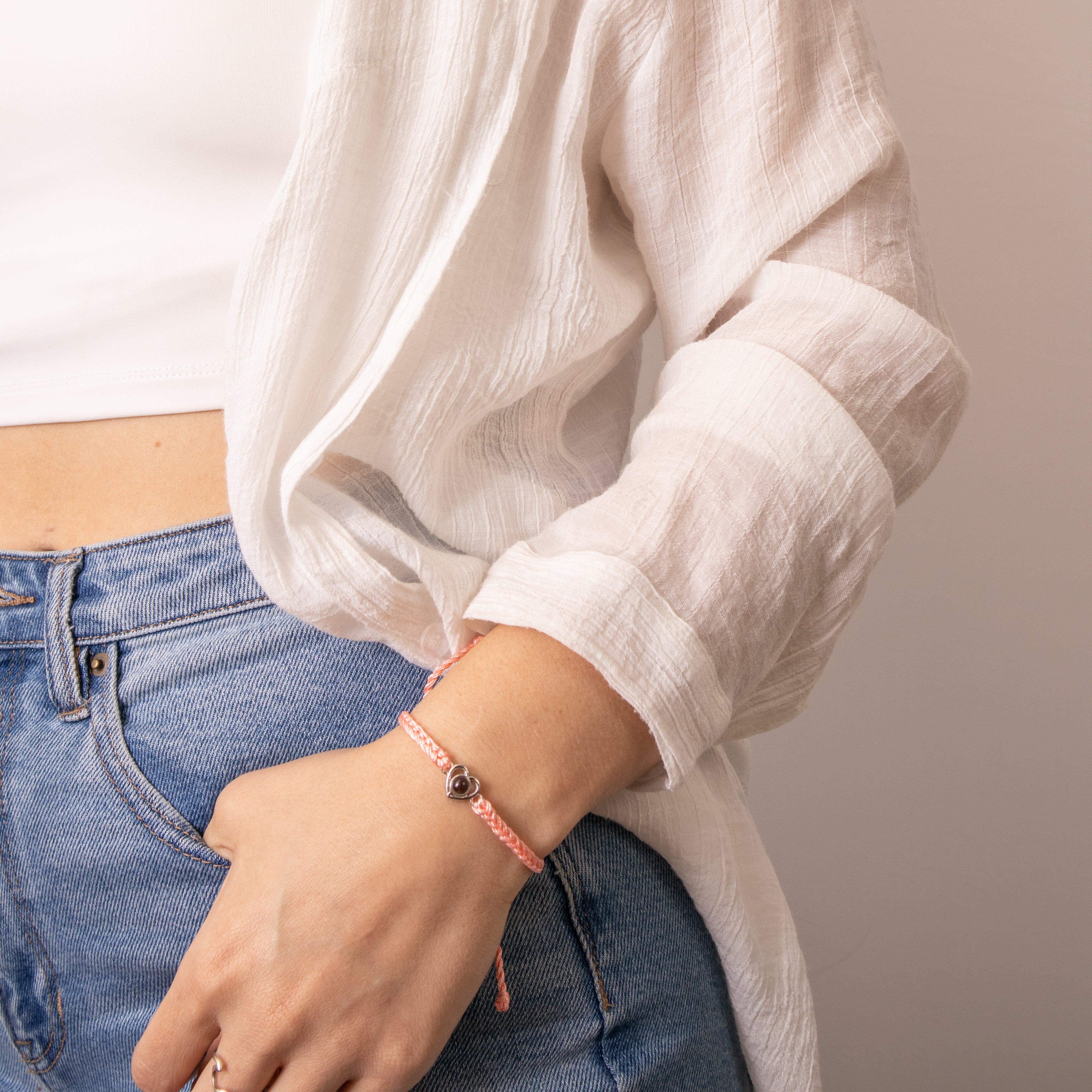 Eternity's Love Flare Photo Bracelet - Elegant Eternity