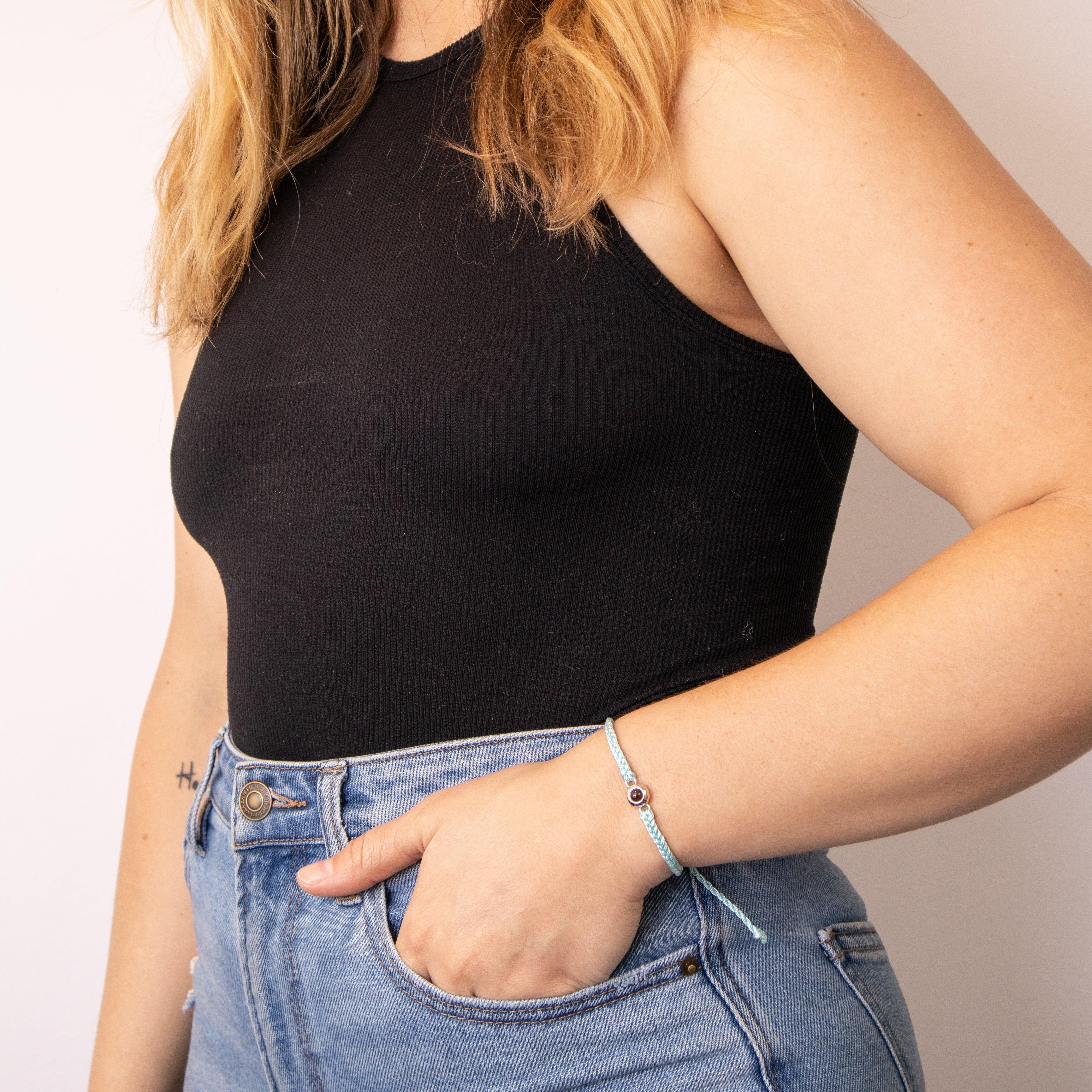 Eternity's Flare Photo Bracelet - Elegant Eternity