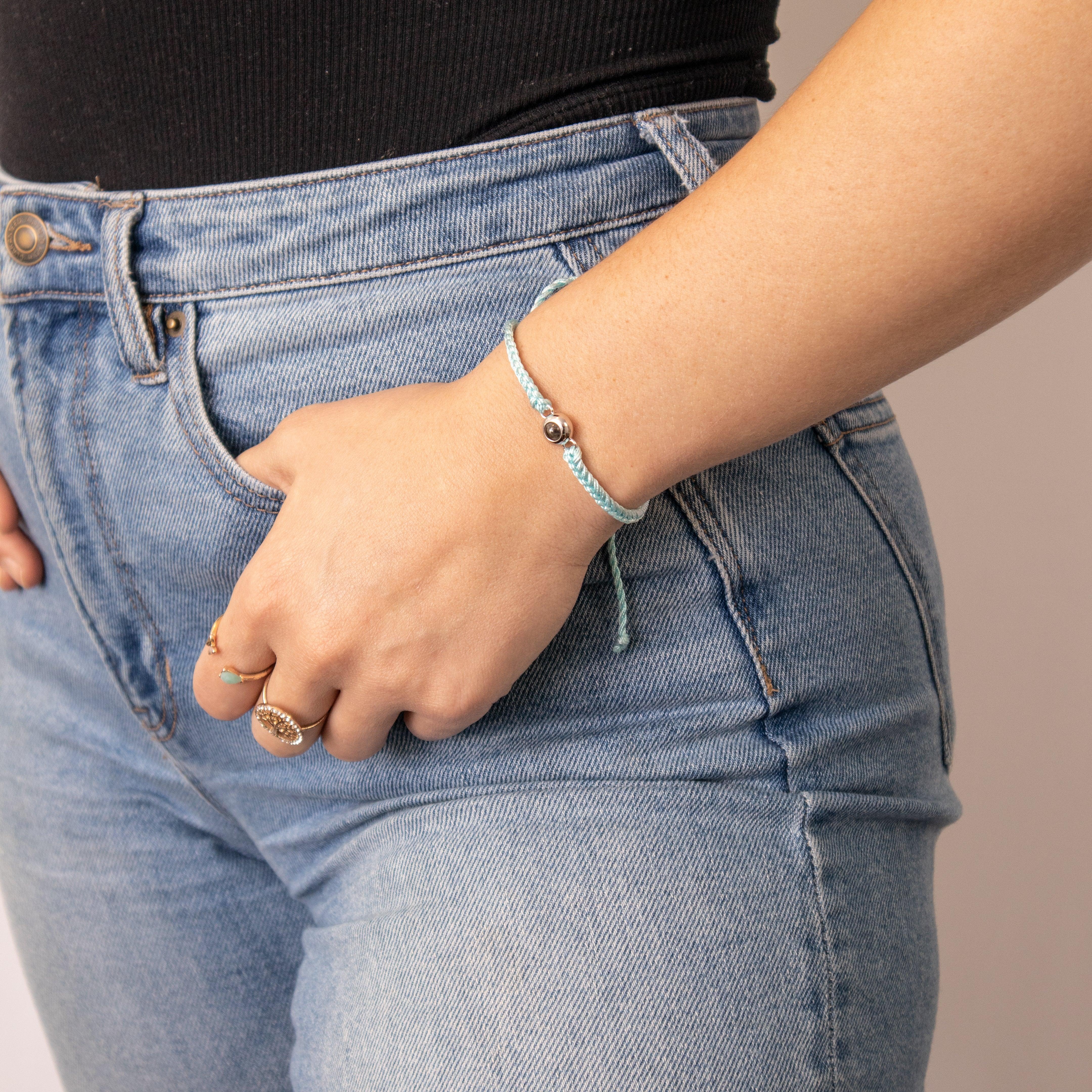 Eternity's Flare Photo Bracelet - Elegant Eternity