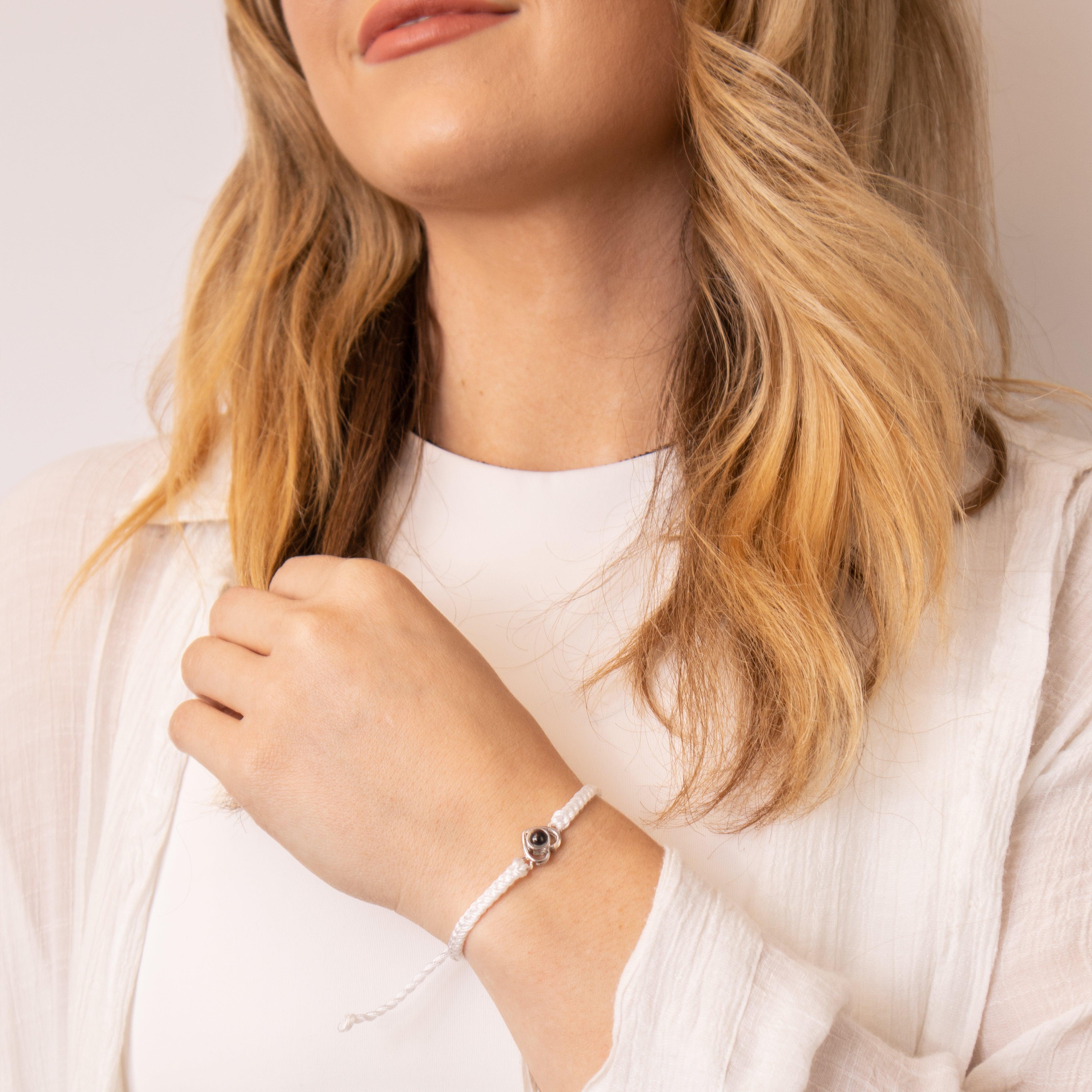 Eternity's Love Flare Photo Bracelet - Elegant Eternity