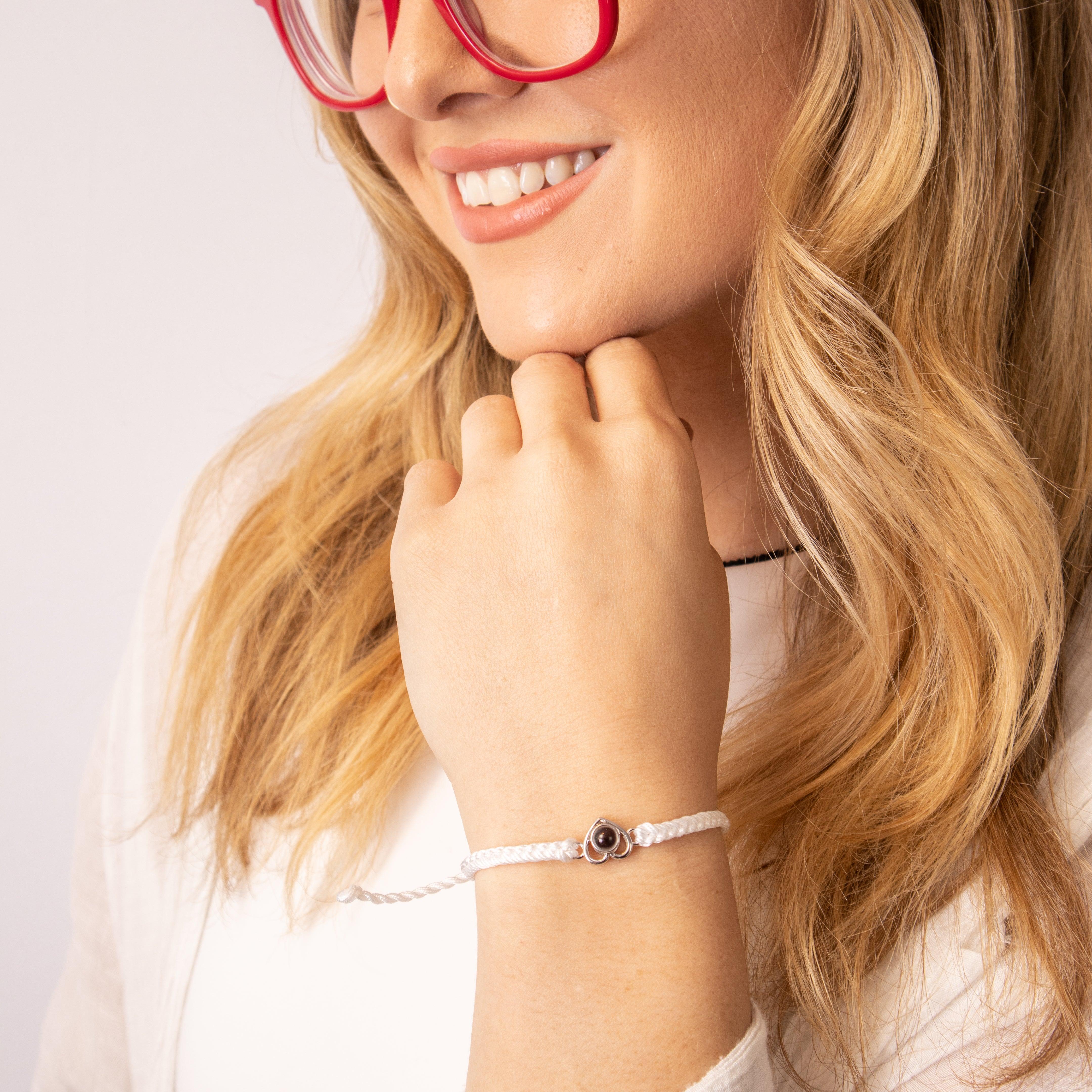 Eternity's Love Flare Photo Bracelet - Elegant Eternity