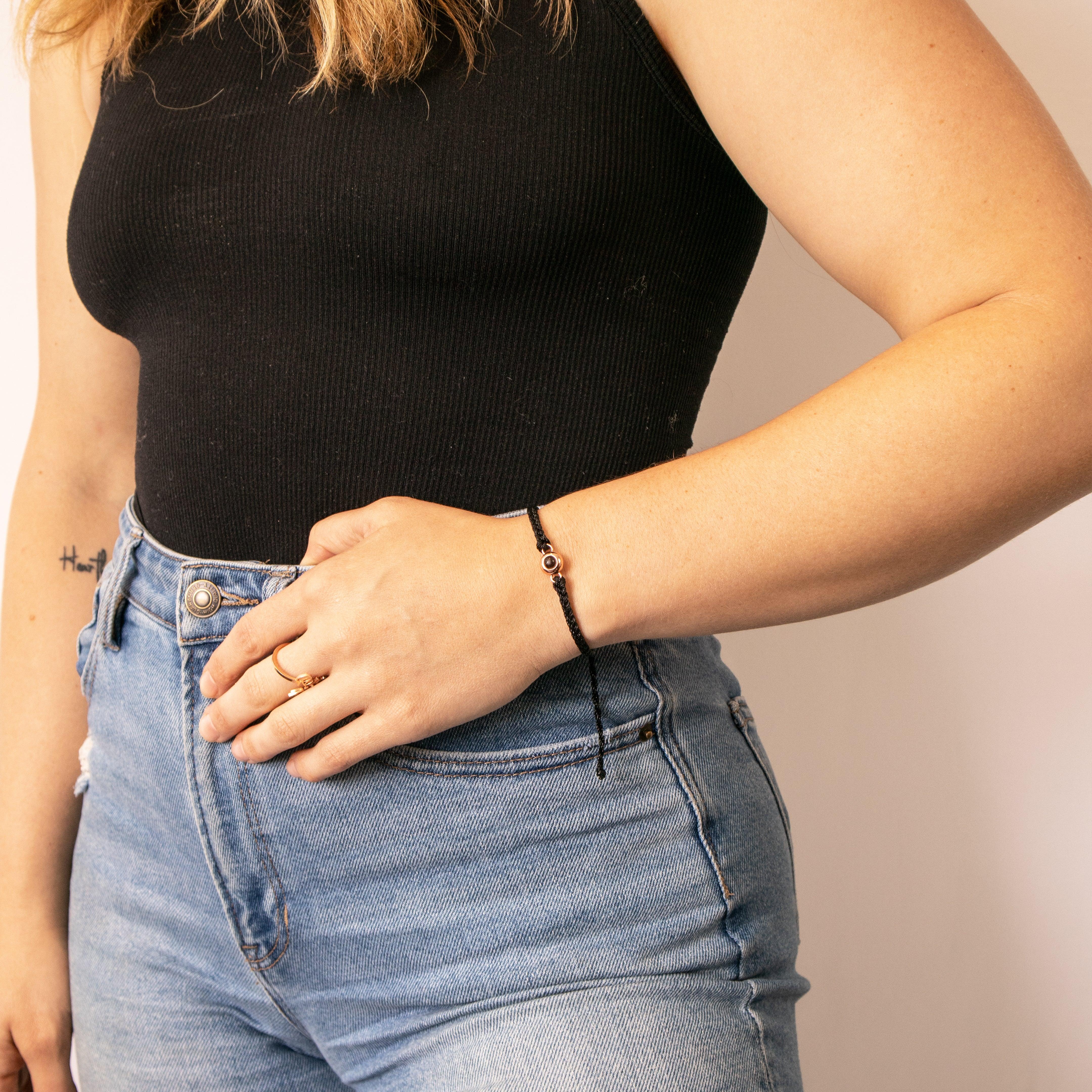 Eternity's Flare Photo Bracelet - Elegant Eternity