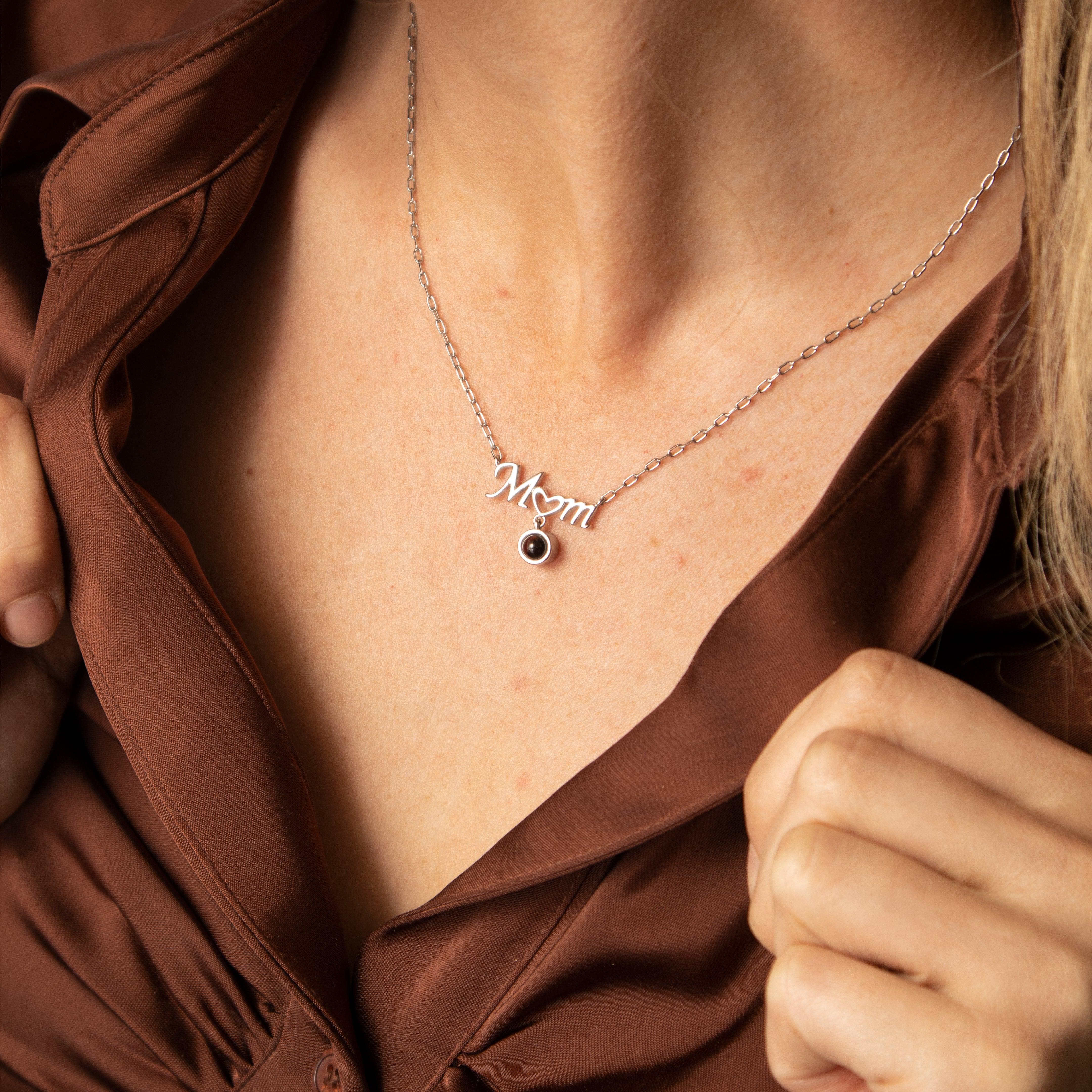 Eternity's Mom Photo Necklace - Elegant Eternity