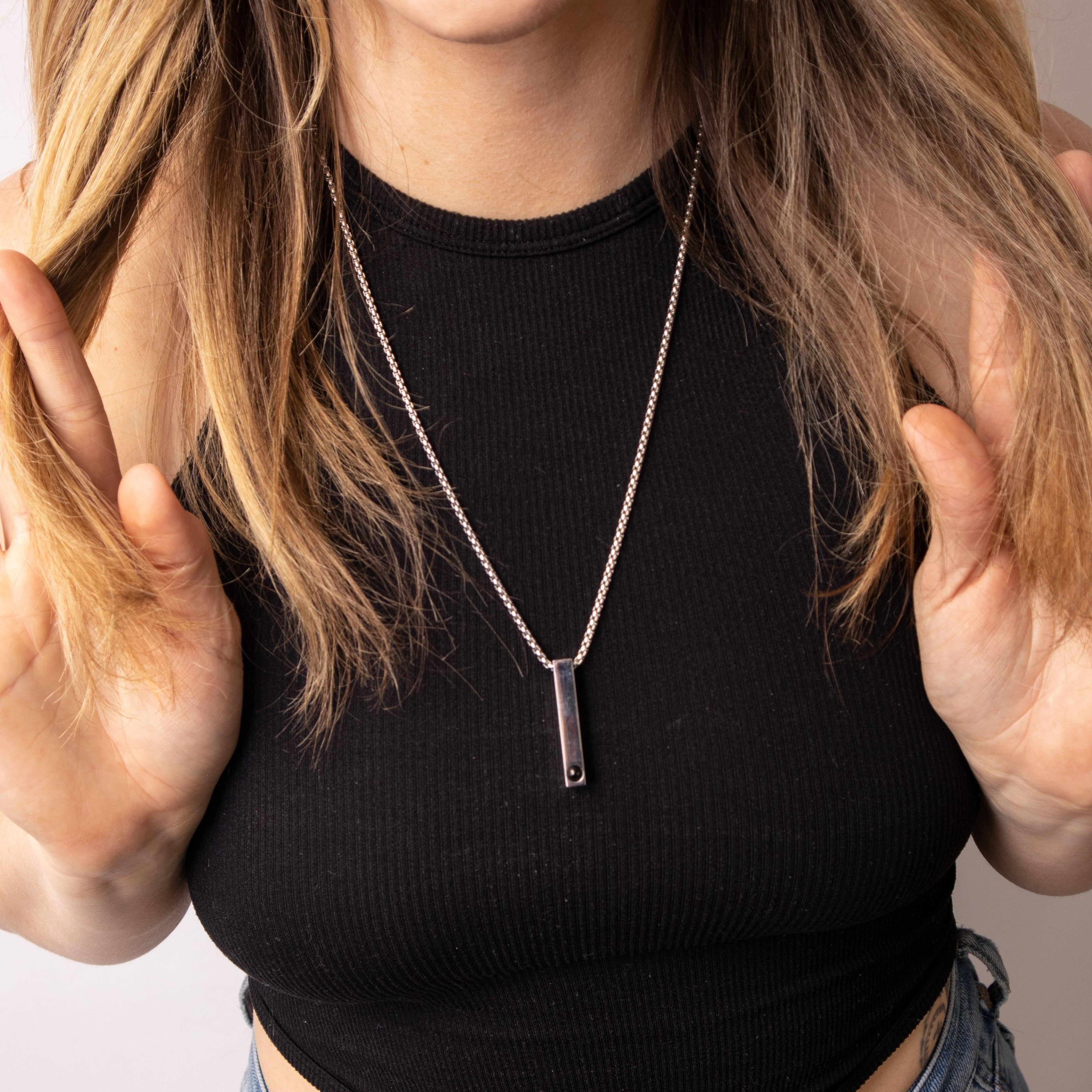 Eternity's Journey Photo Necklace - Elegant Eternity