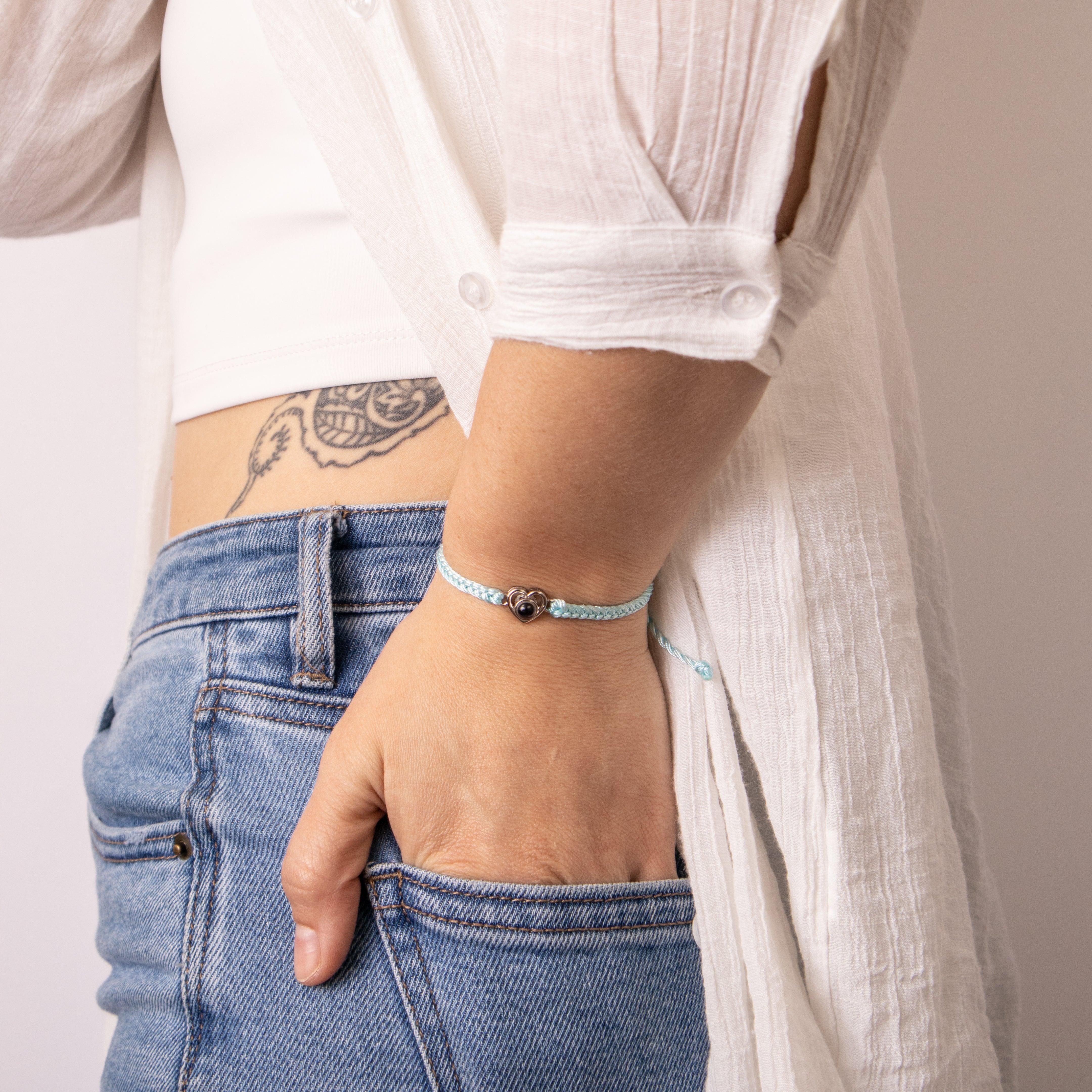 Eternity's Love Flare Photo Bracelet - Elegant Eternity