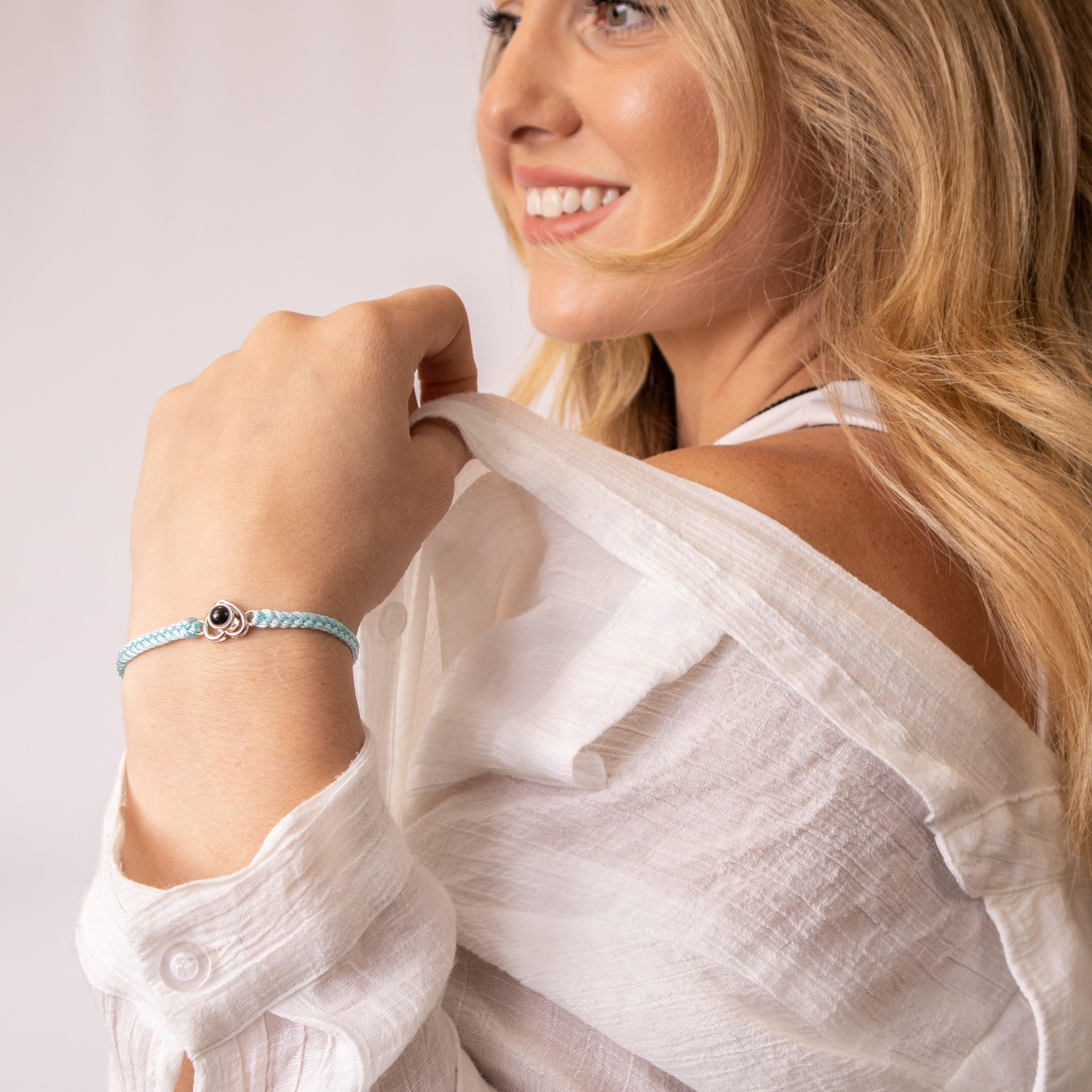 Eternity's Love Flare Photo Bracelet - Elegant Eternity