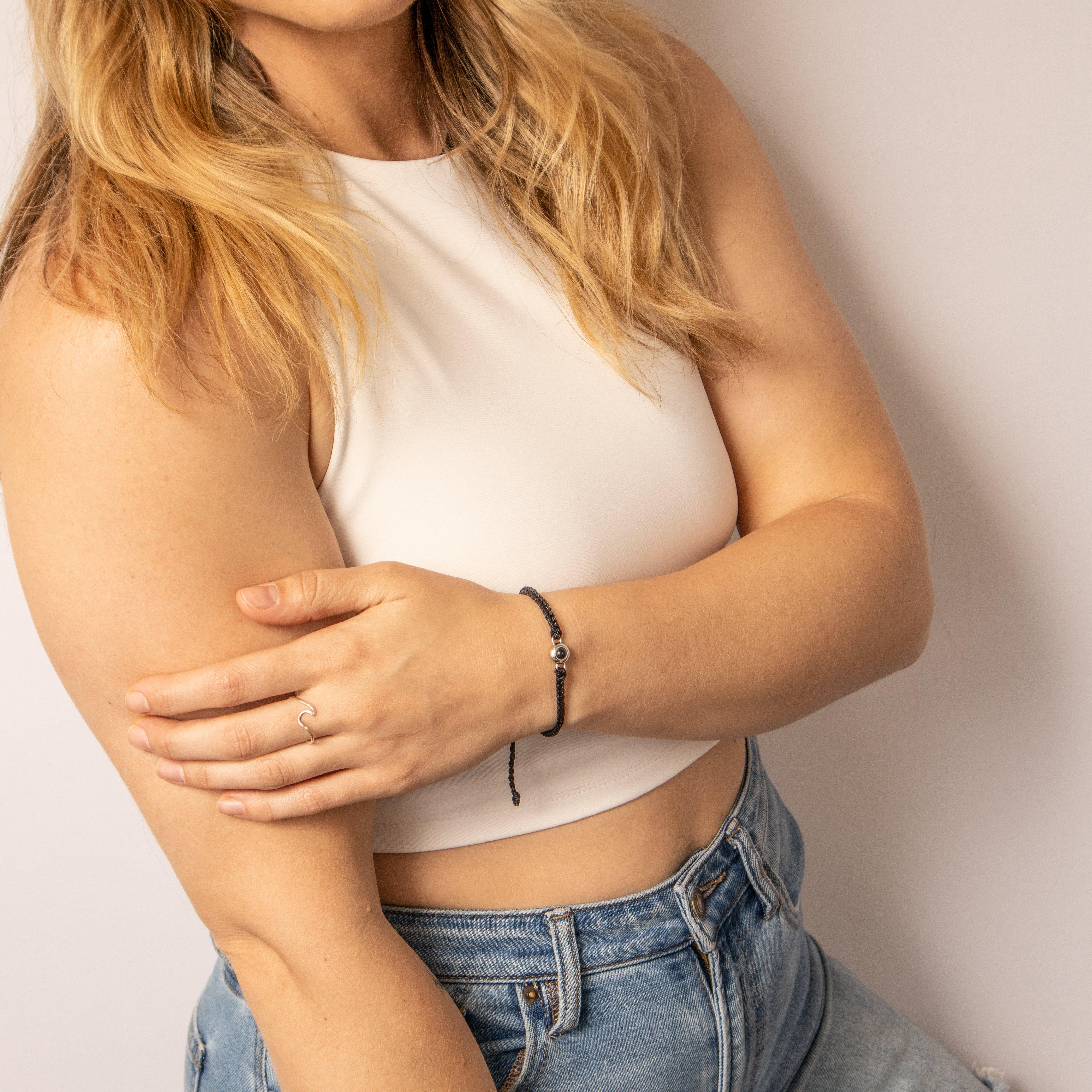 Eternity's Flare Photo Bracelet - Elegant Eternity