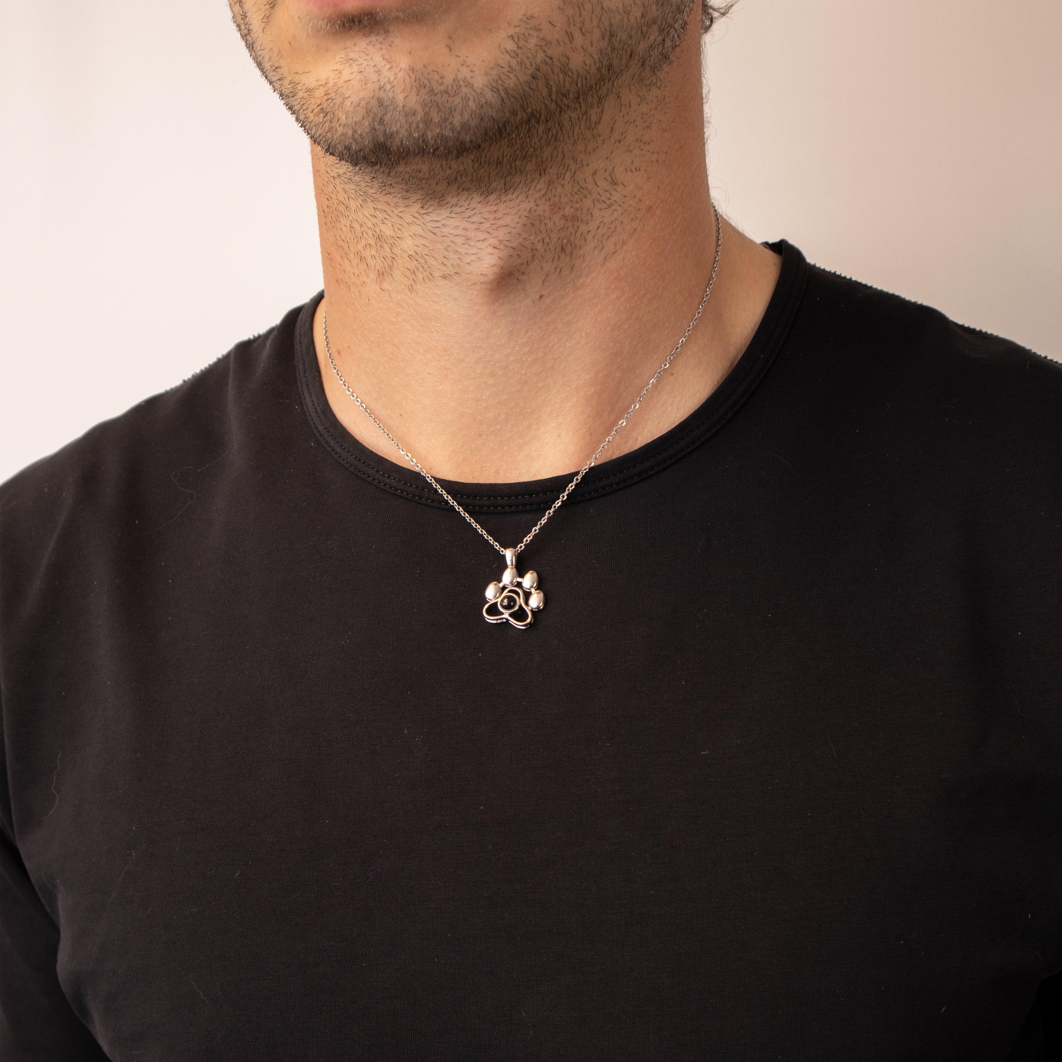 Eternity's Paw Photo Necklace - Elegant Eternity