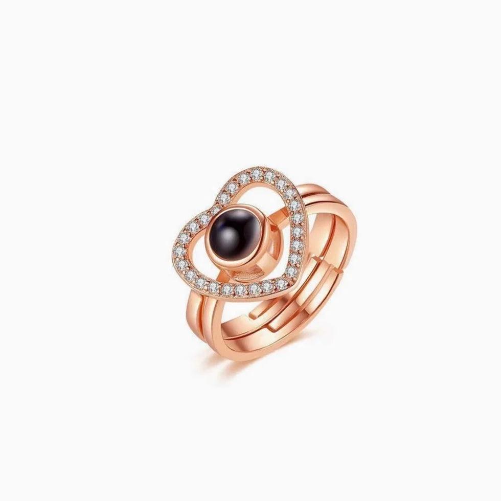 Eternity's Twilight Photo Ring - Elegant Eternity