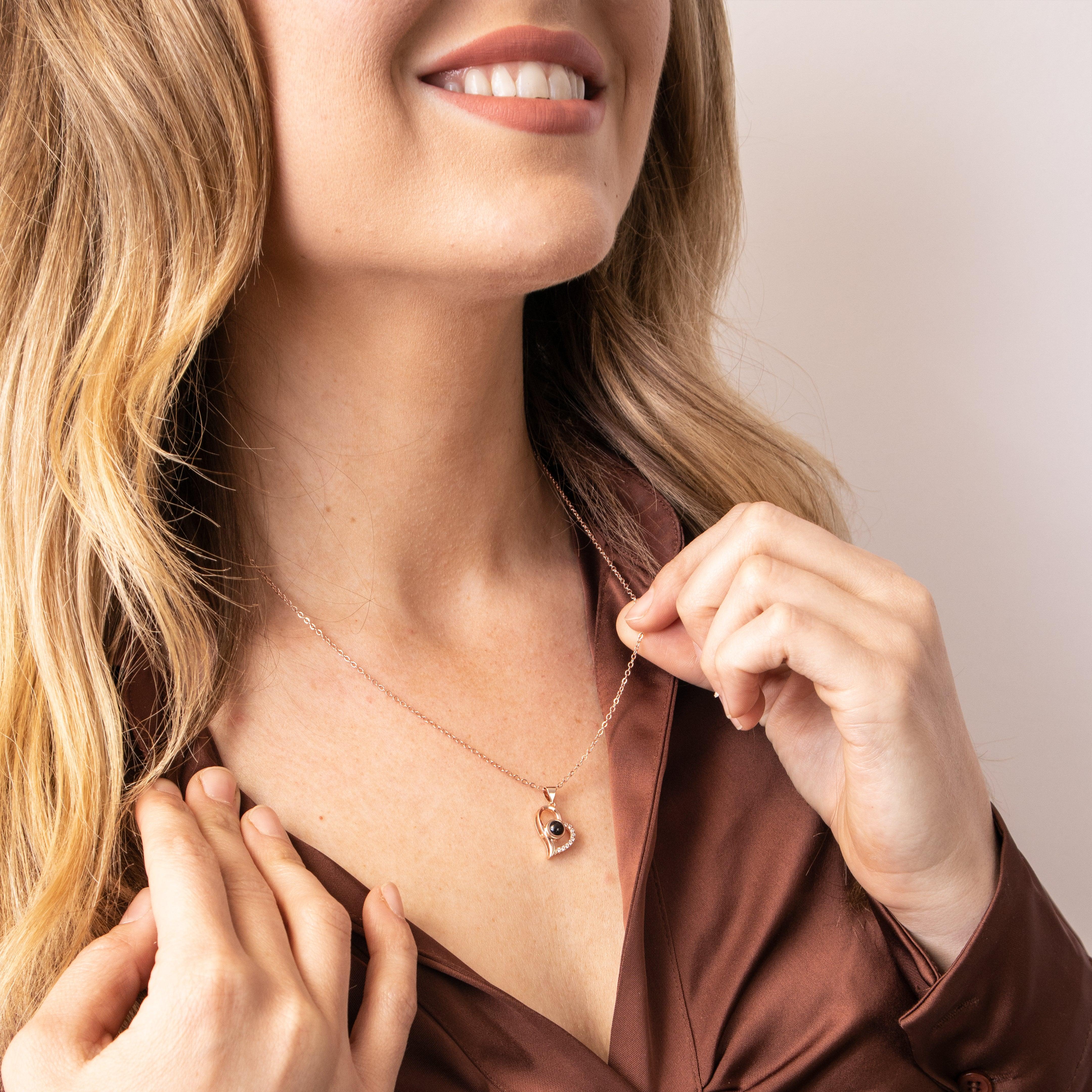 Eternity's Enchantment Photo Necklace - Elegant Eternity