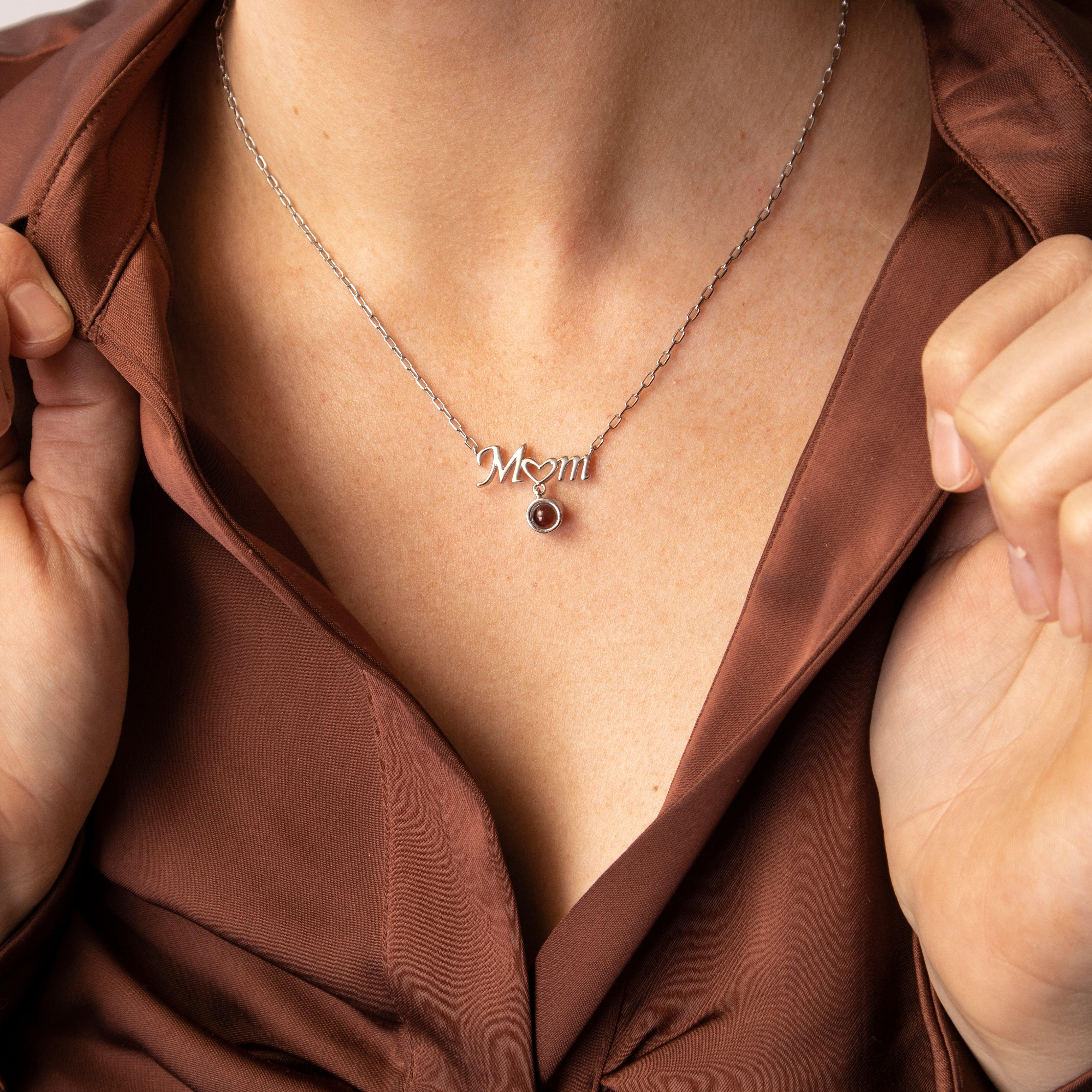 Eternity's Mom Photo Necklace - Elegant Eternity