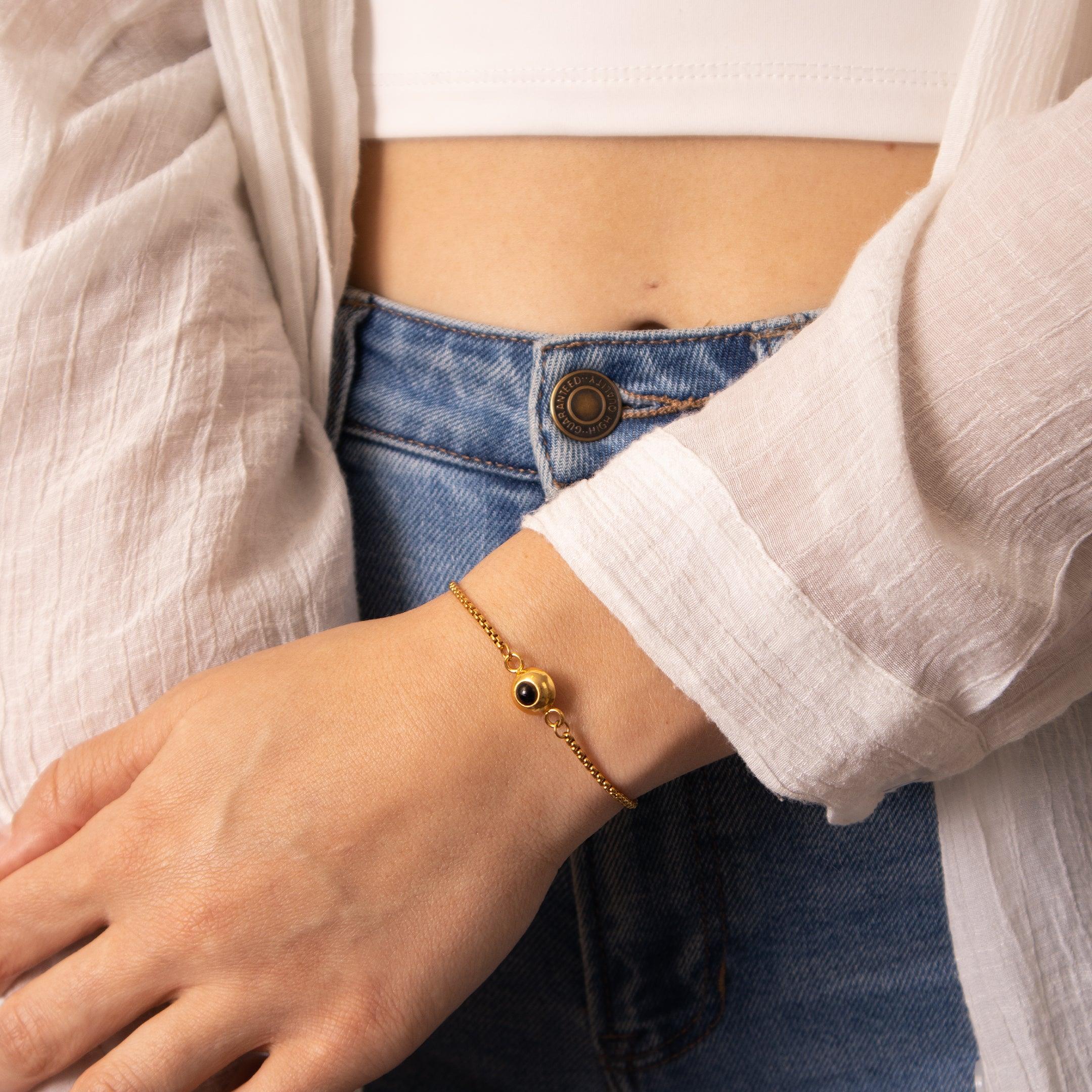 Eternity's Bliss Photo Bracelet - Elegant Eternity