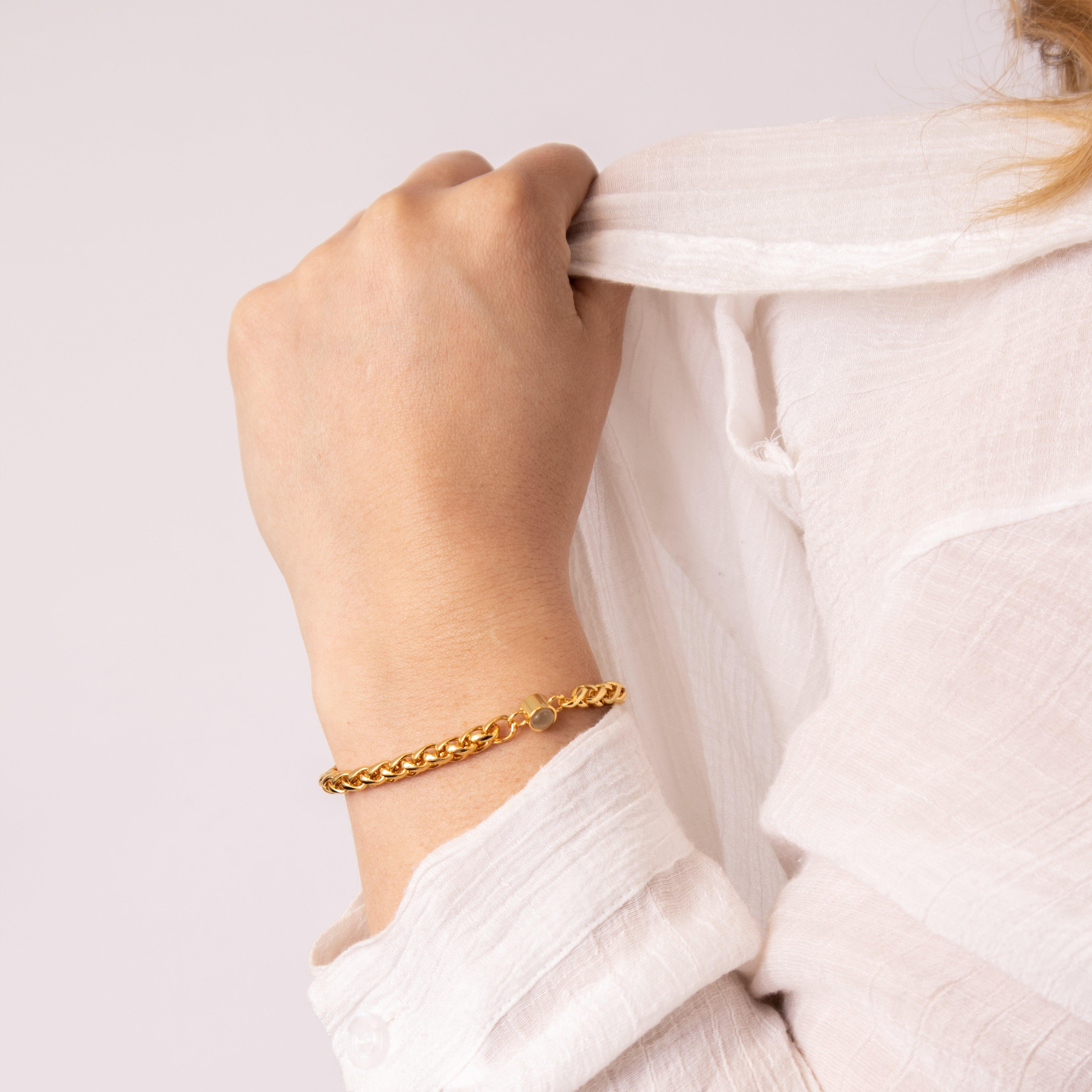 Eternity's Intertwine Photo Bracelet - Elegant Eternity