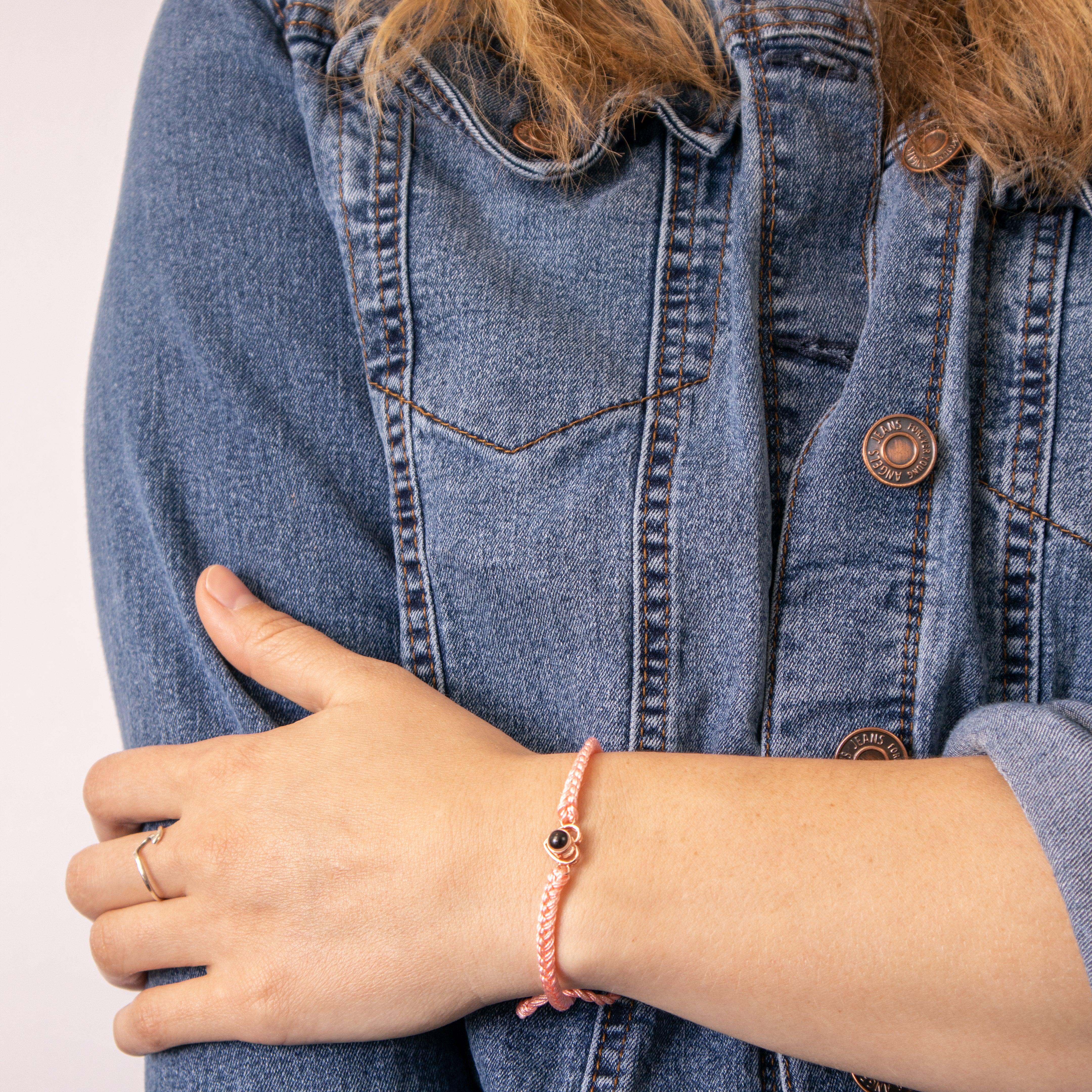 Eternity's Love Flare Photo Bracelet - Elegant Eternity