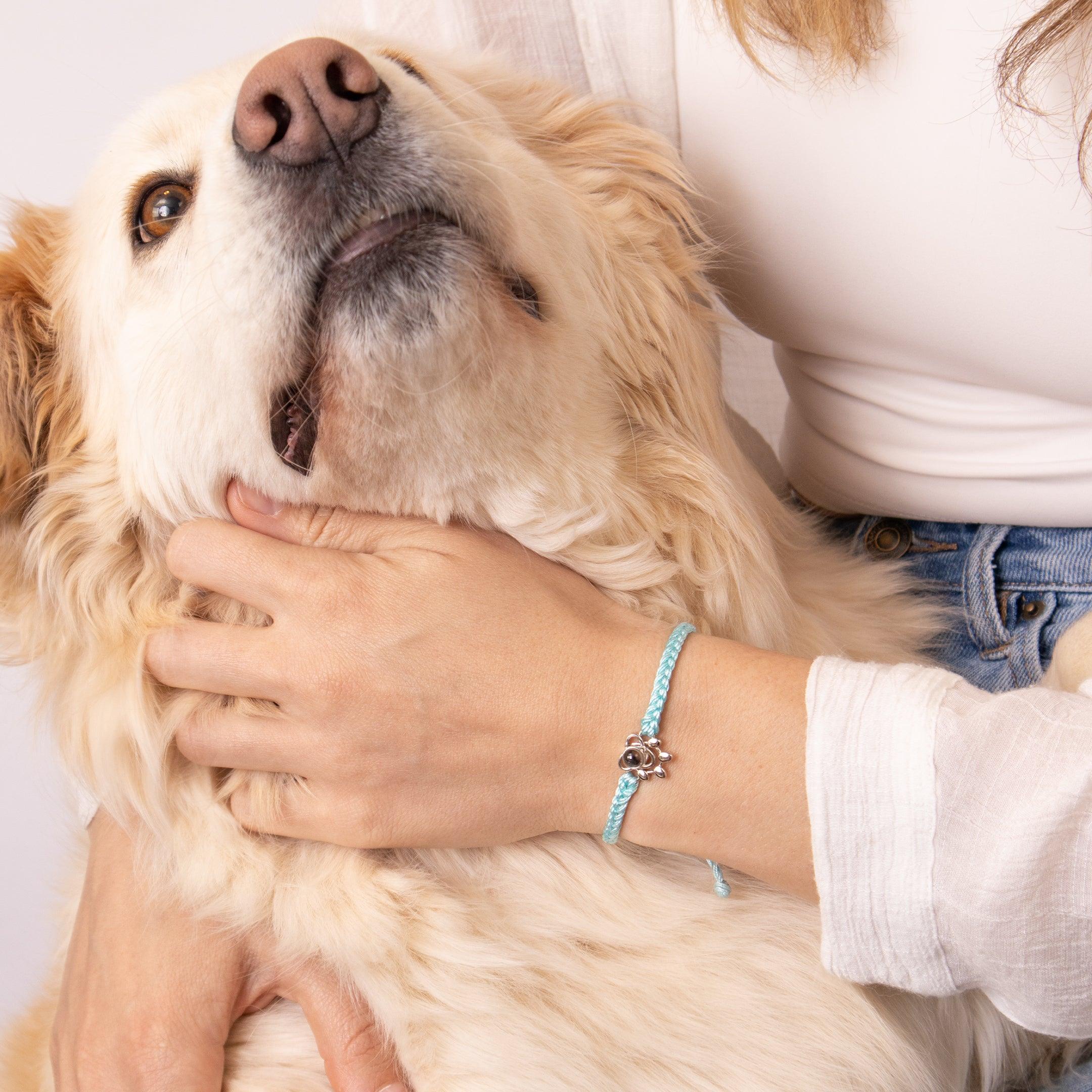 Eternity's Paw Photo Bracelet - Elegant Eternity