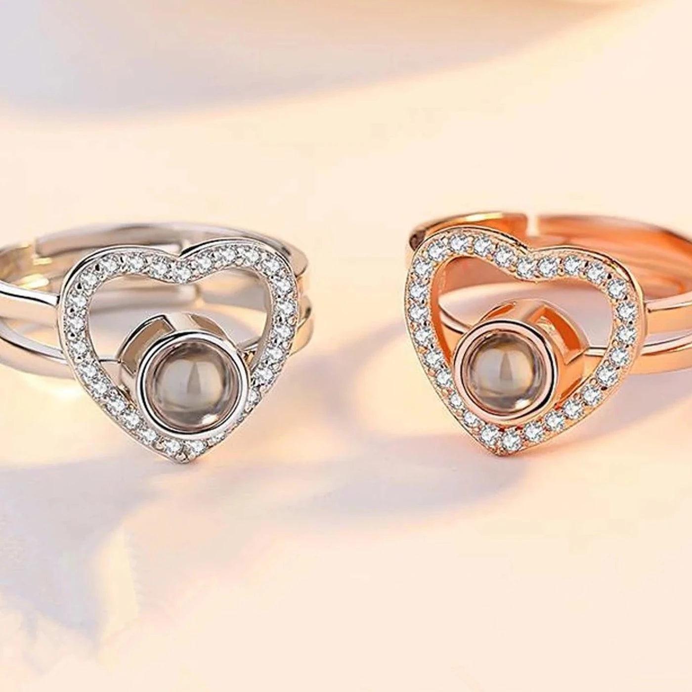Eternity's Twilight Photo Ring - Elegant Eternity