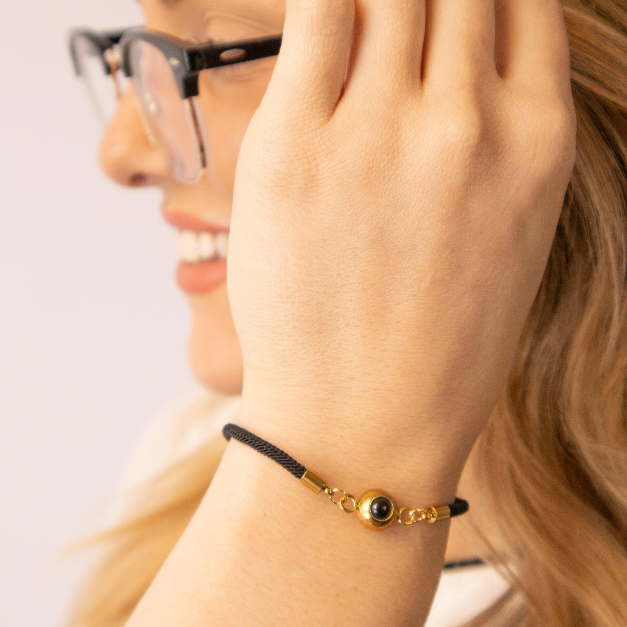 Eternity's Core Photo Bracelet - Elegant Eternity