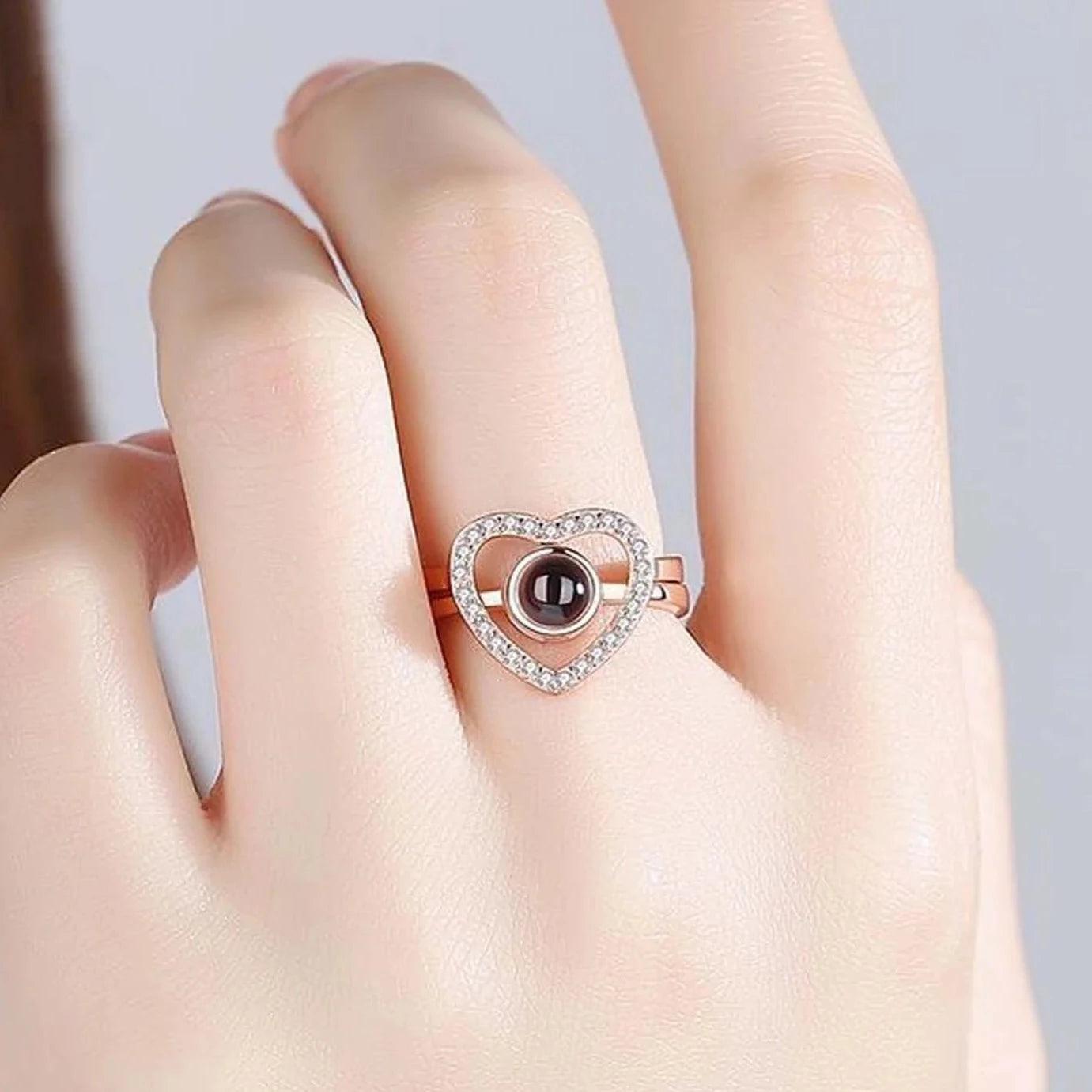 Eternity's Twilight Photo Ring - Elegant Eternity