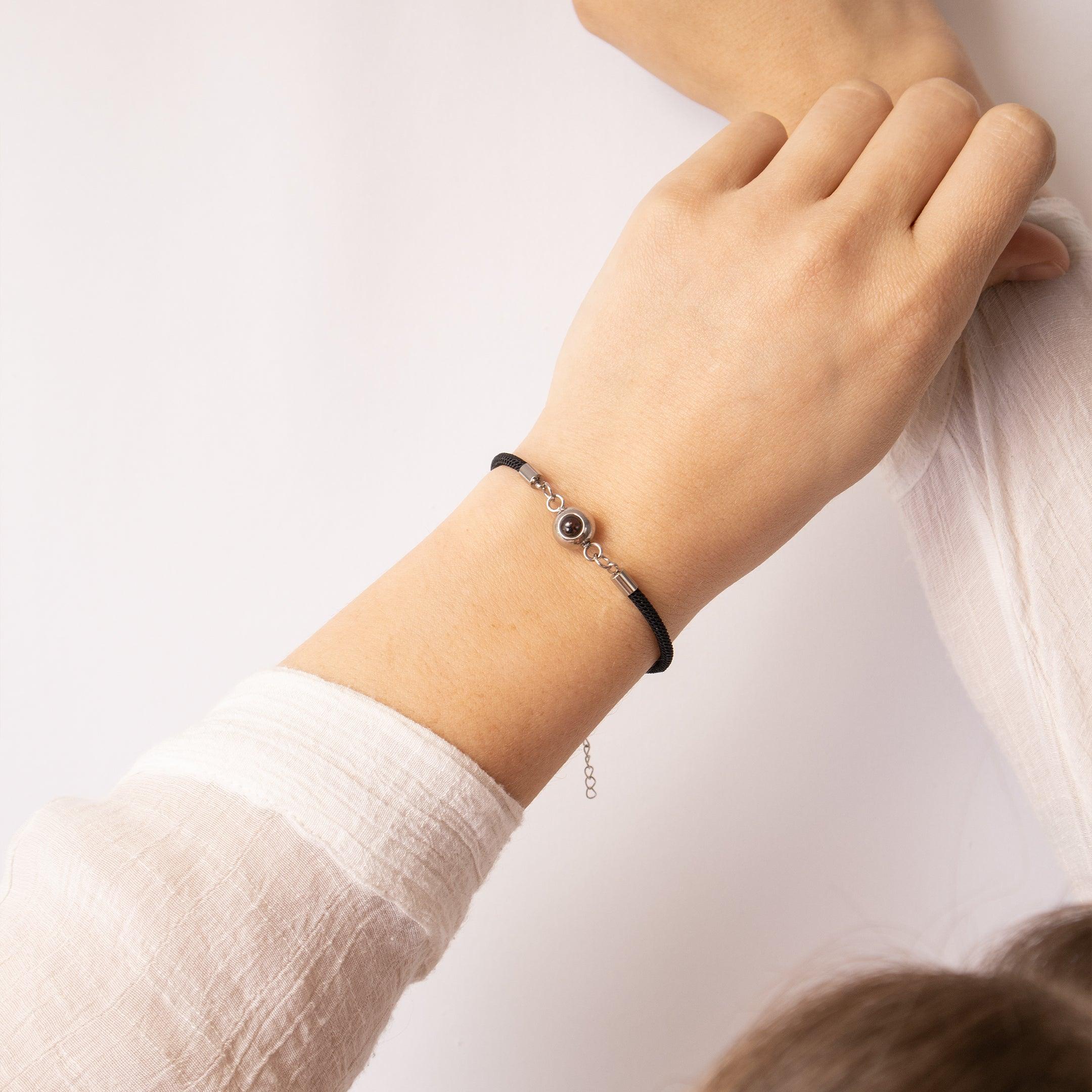 Eternity's Core Photo Bracelet - Elegant Eternity