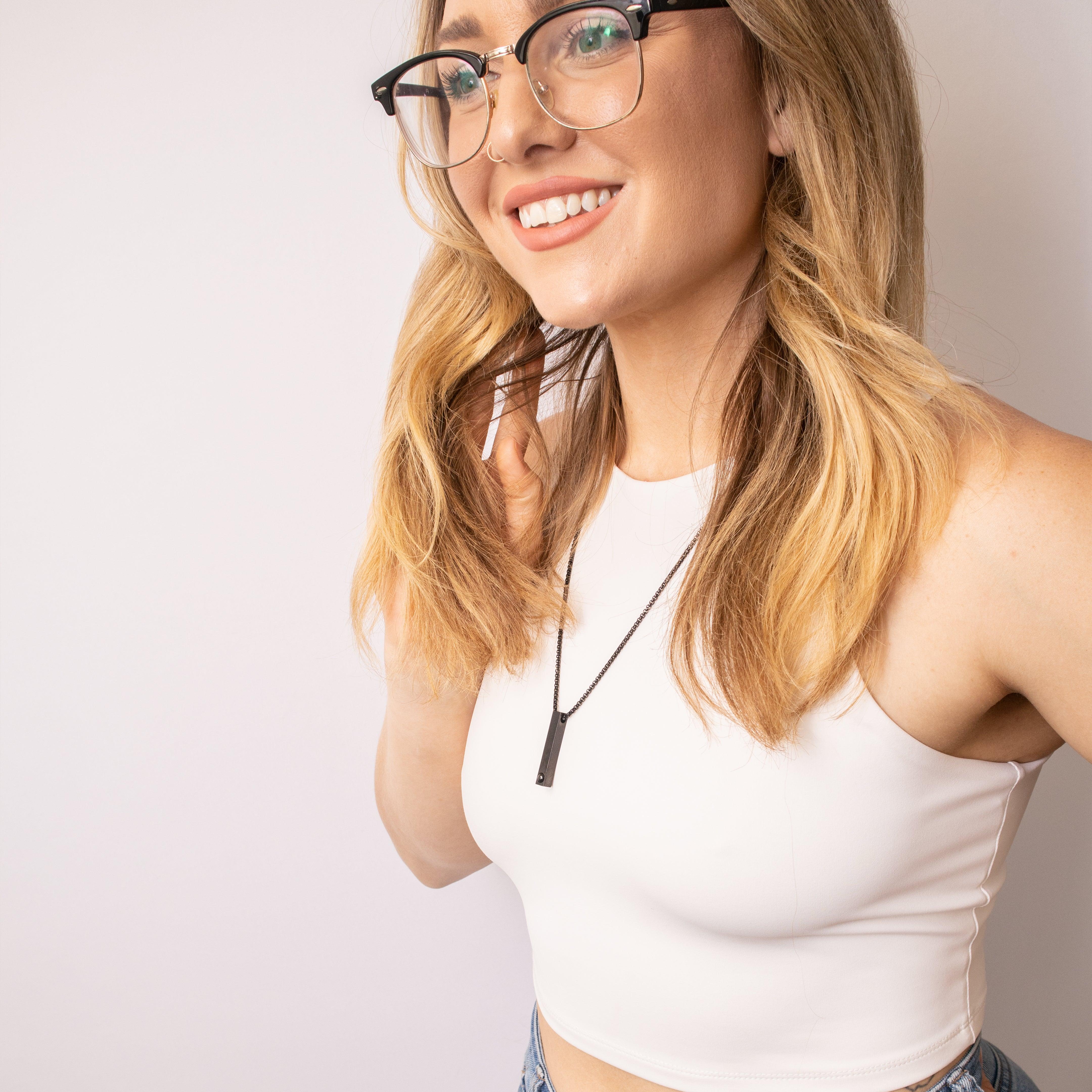 Eternity's Journey Photo Necklace - Elegant Eternity