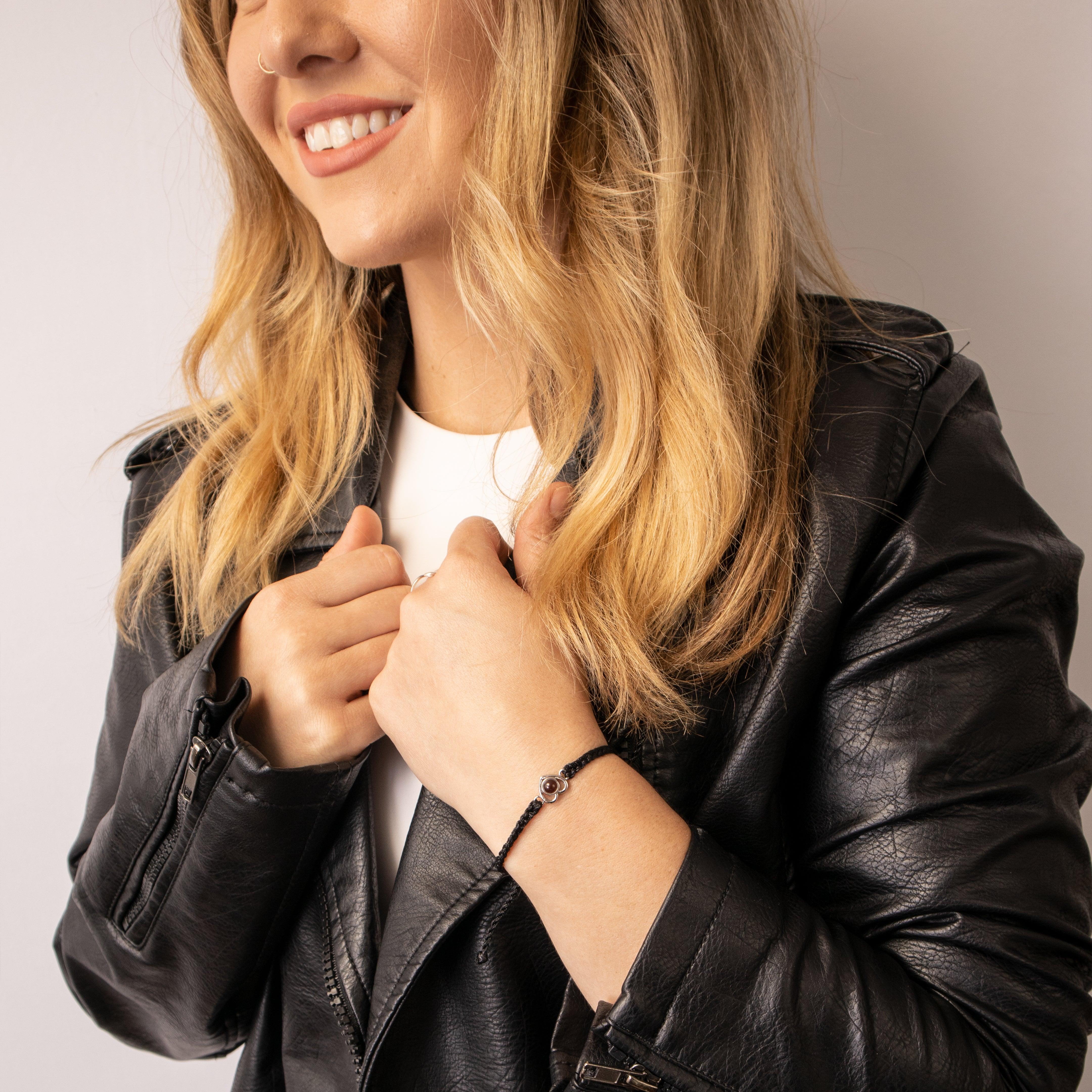 Eternity's Love Flare Photo Bracelet - Elegant Eternity