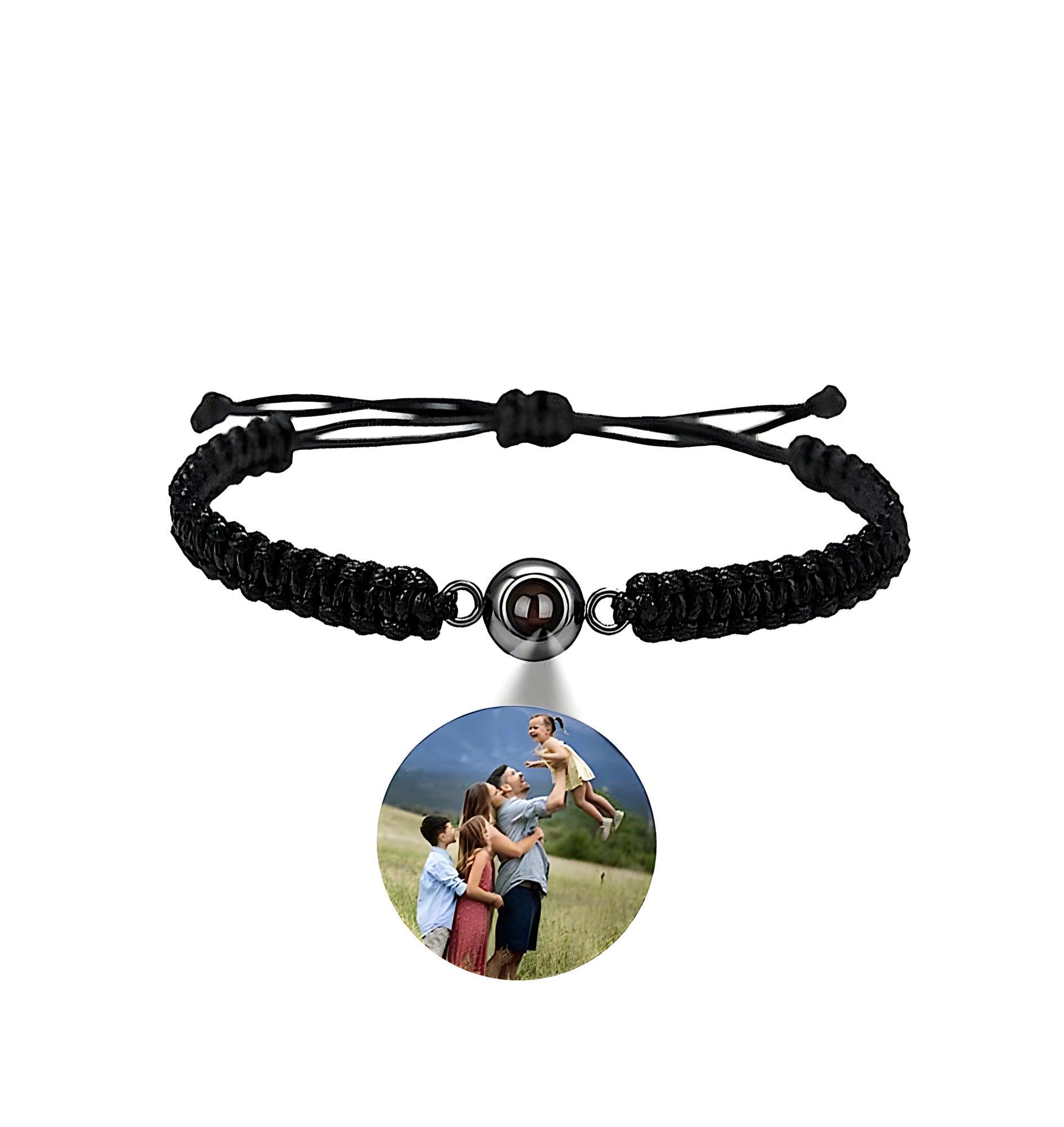 Eternity's Spark Photo Bracelet - Elegant Eternity