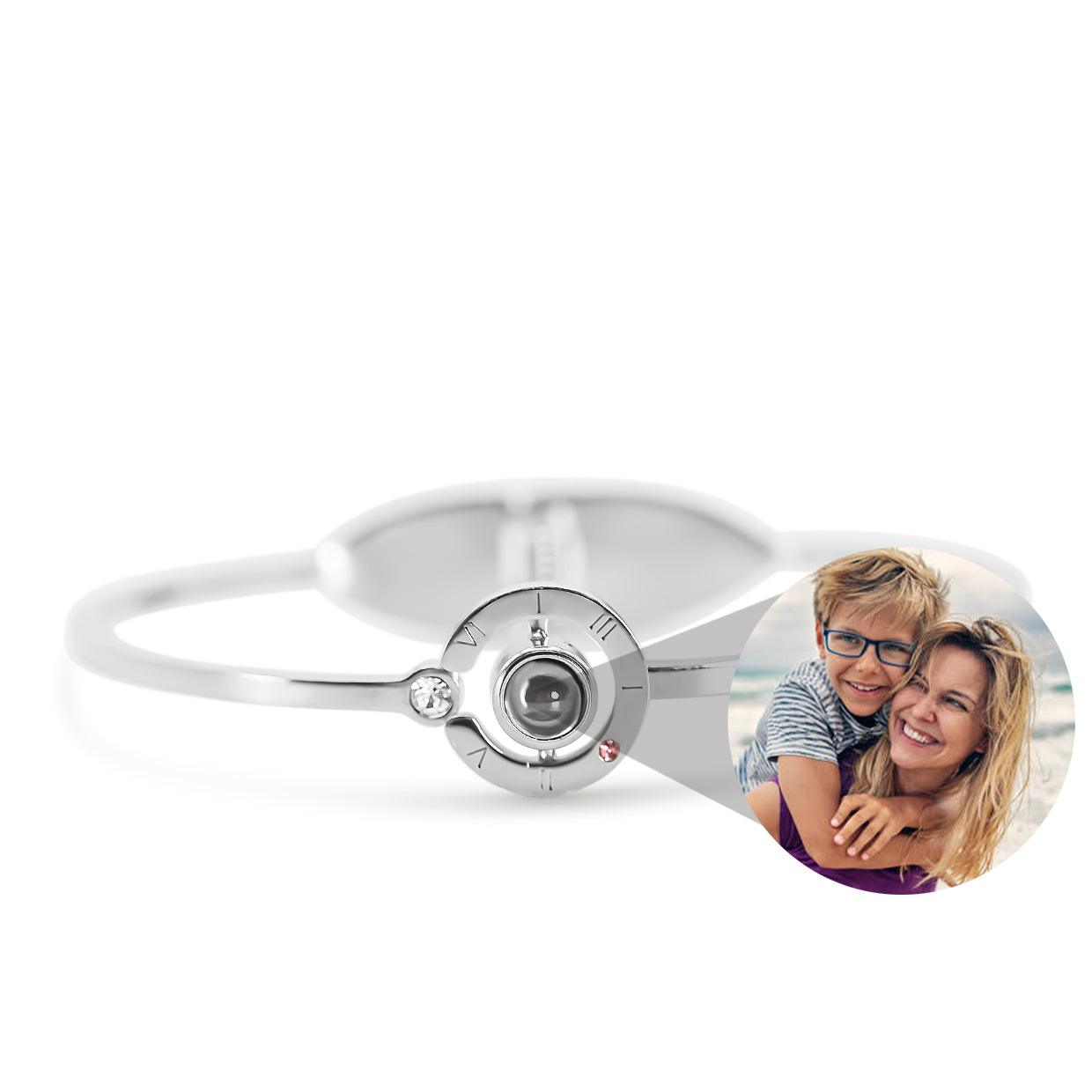 Eternity's Dial Photo Bangle - Elegant Eternity