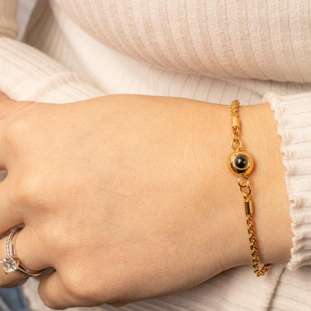 Eternity's Rope Photo Bracelet - Elegant Eternity