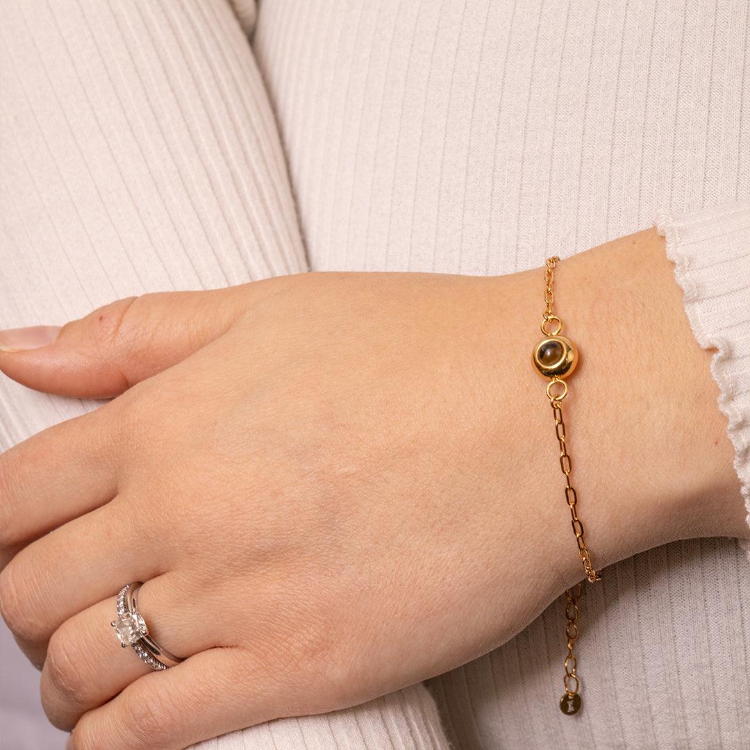 Eternity's Paperclip Photo Bracelet - Elegant Eternity