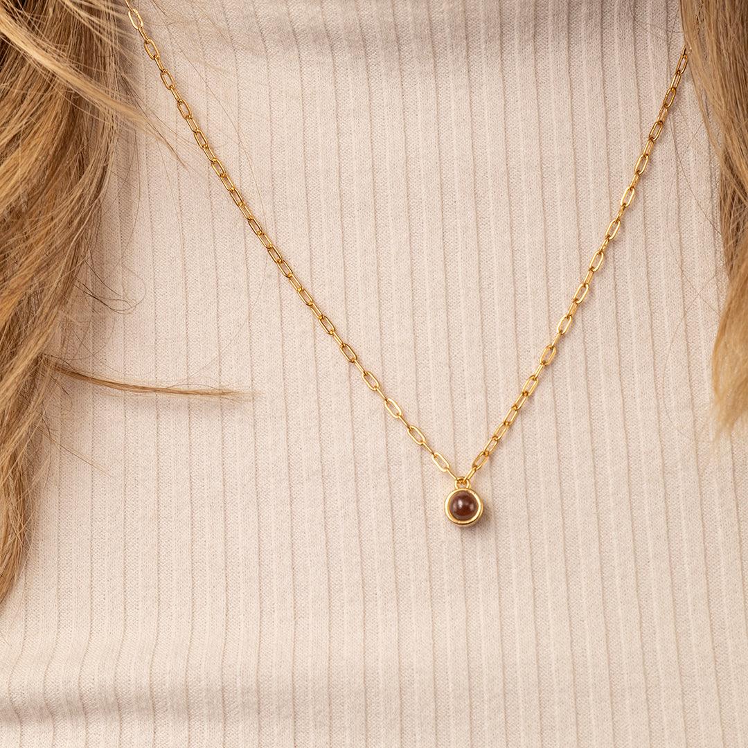 Eternity's Paperclip Photo Necklace - Elegant Eternity