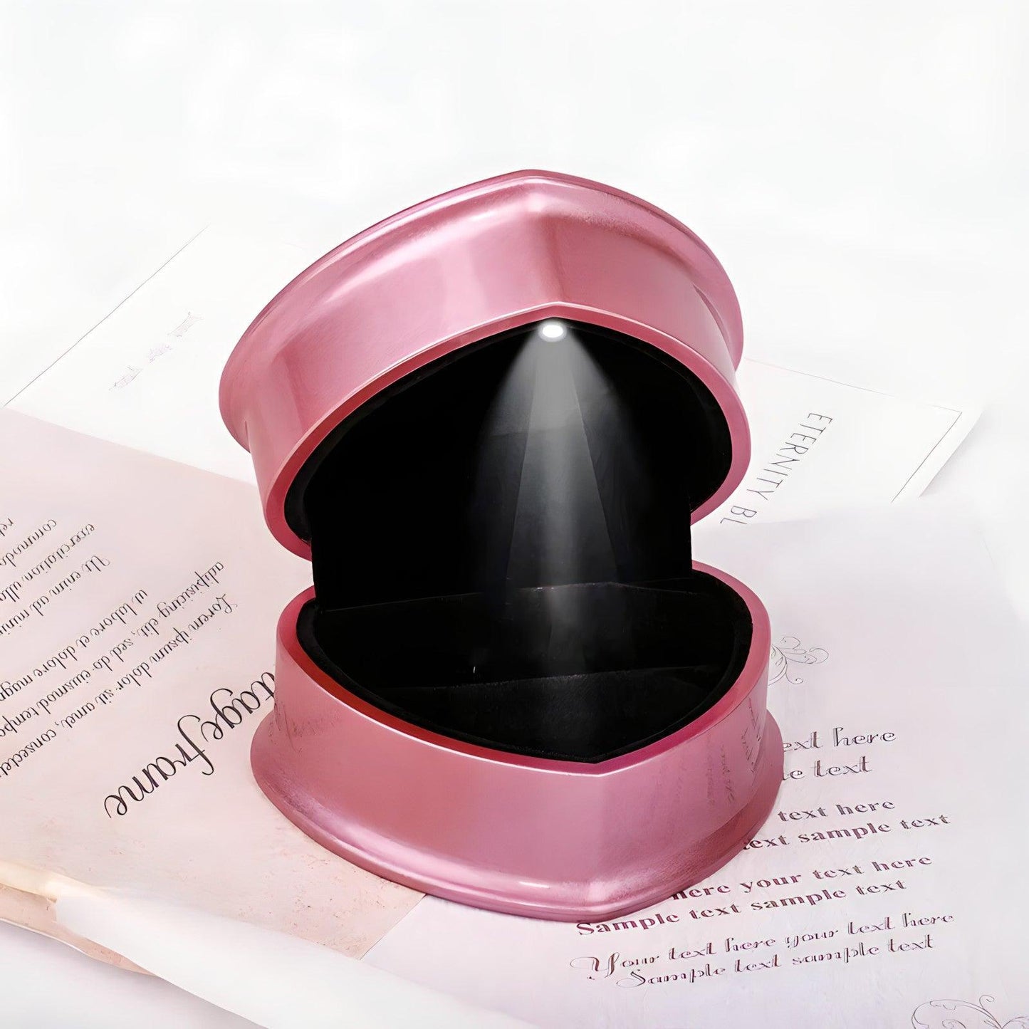 Heart LED Gift Box - Elegant Eternity