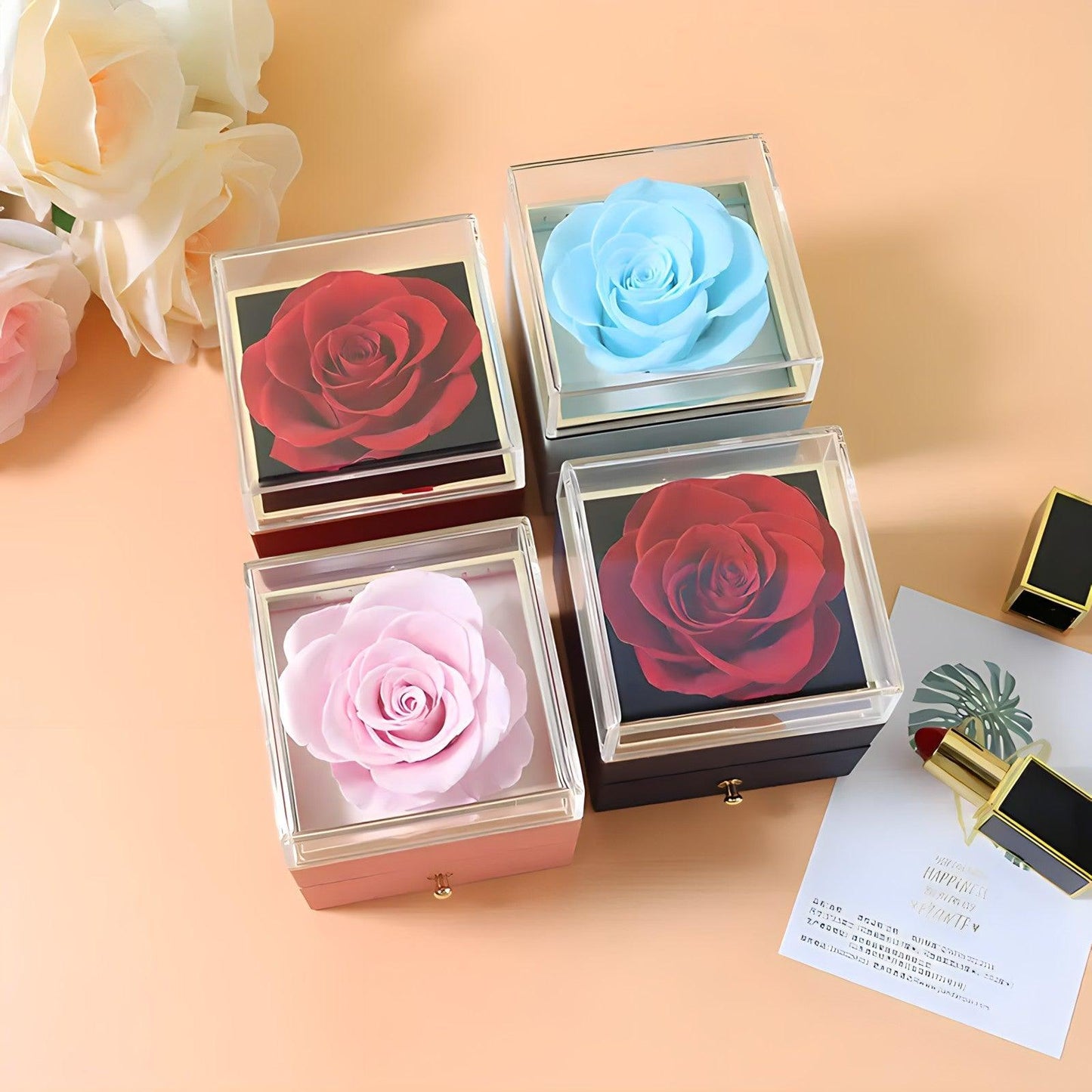 Flower Gift Box - Elegant Eternity