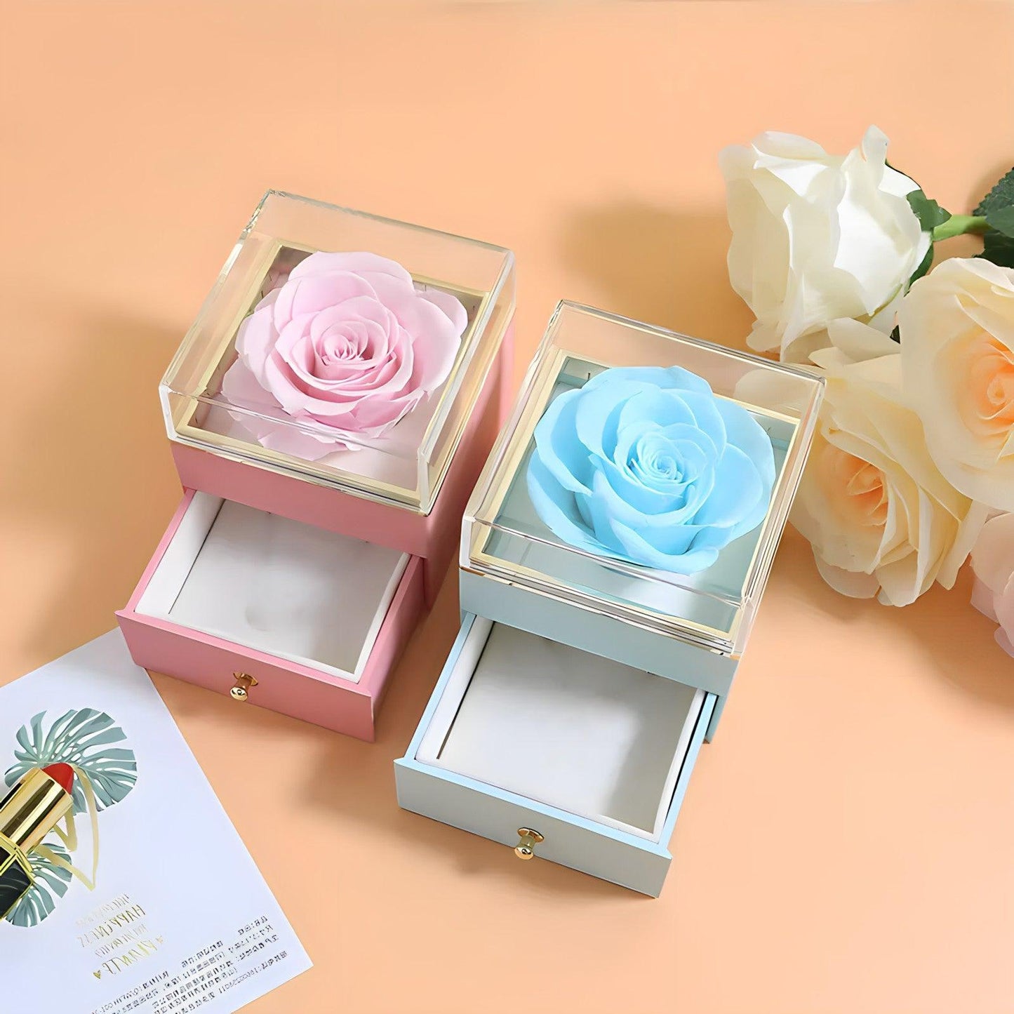 Flower Gift Box - Elegant Eternity