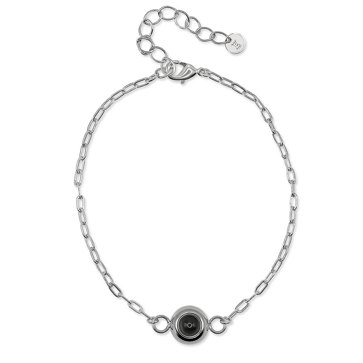Eternity's Paperclip Photo Bracelet - Elegant Eternity