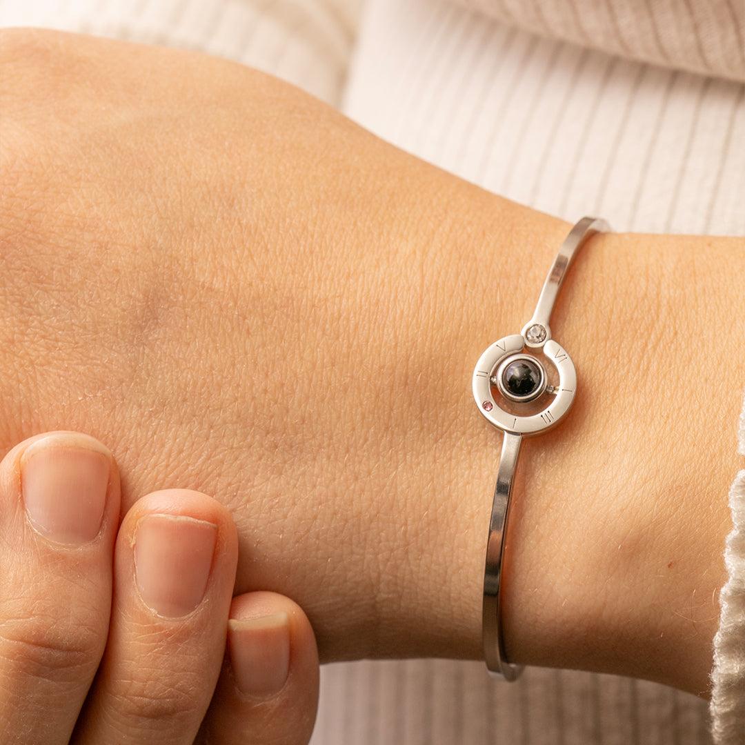 Eternity's Dial Photo Bangle - Elegant Eternity