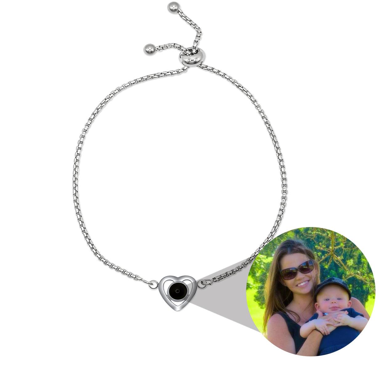 Eternity's Love Bliss Photo Bracelet - Elegant Eternity