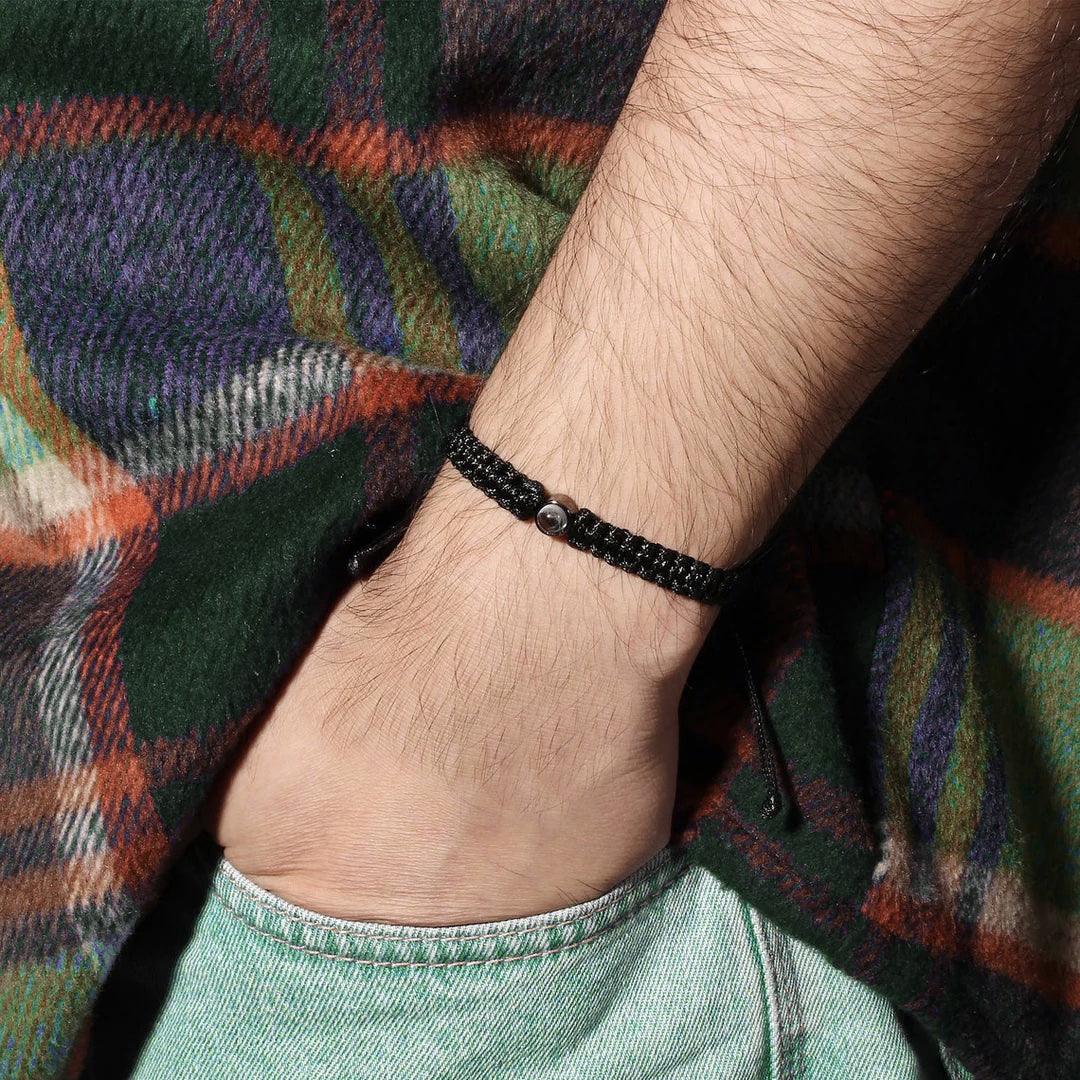 Eternity's Spark Photo Bracelet - Elegant Eternity