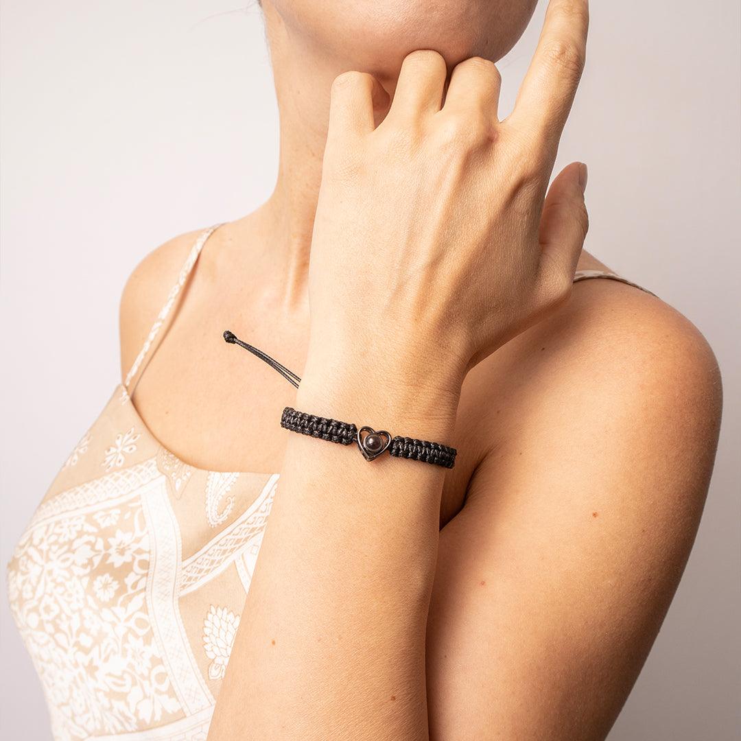 Eternity's Love Spark Photo Bracelet - Elegant Eternity