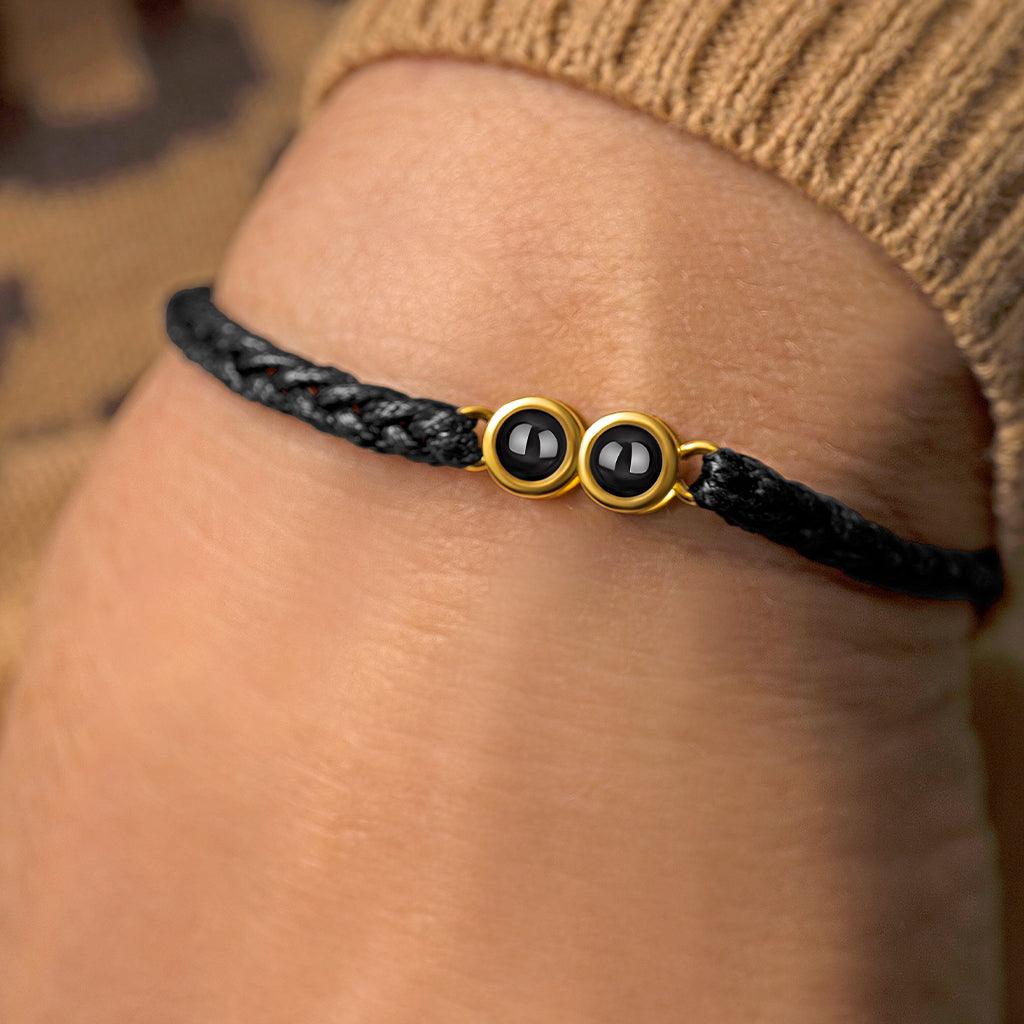 Eternity's Duo Flare Photo Bracelet - Elegant Eternity