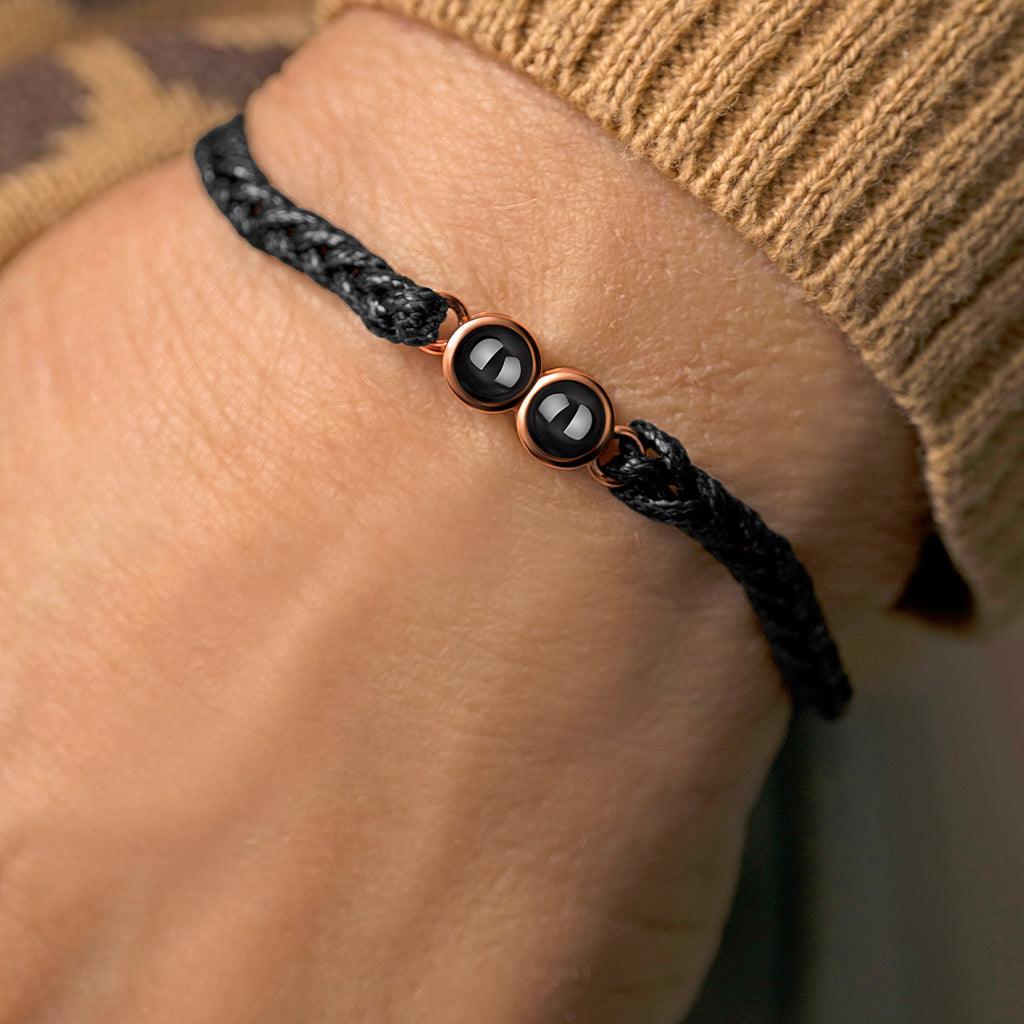 Eternity's Duo Flare Photo Bracelet - Elegant Eternity