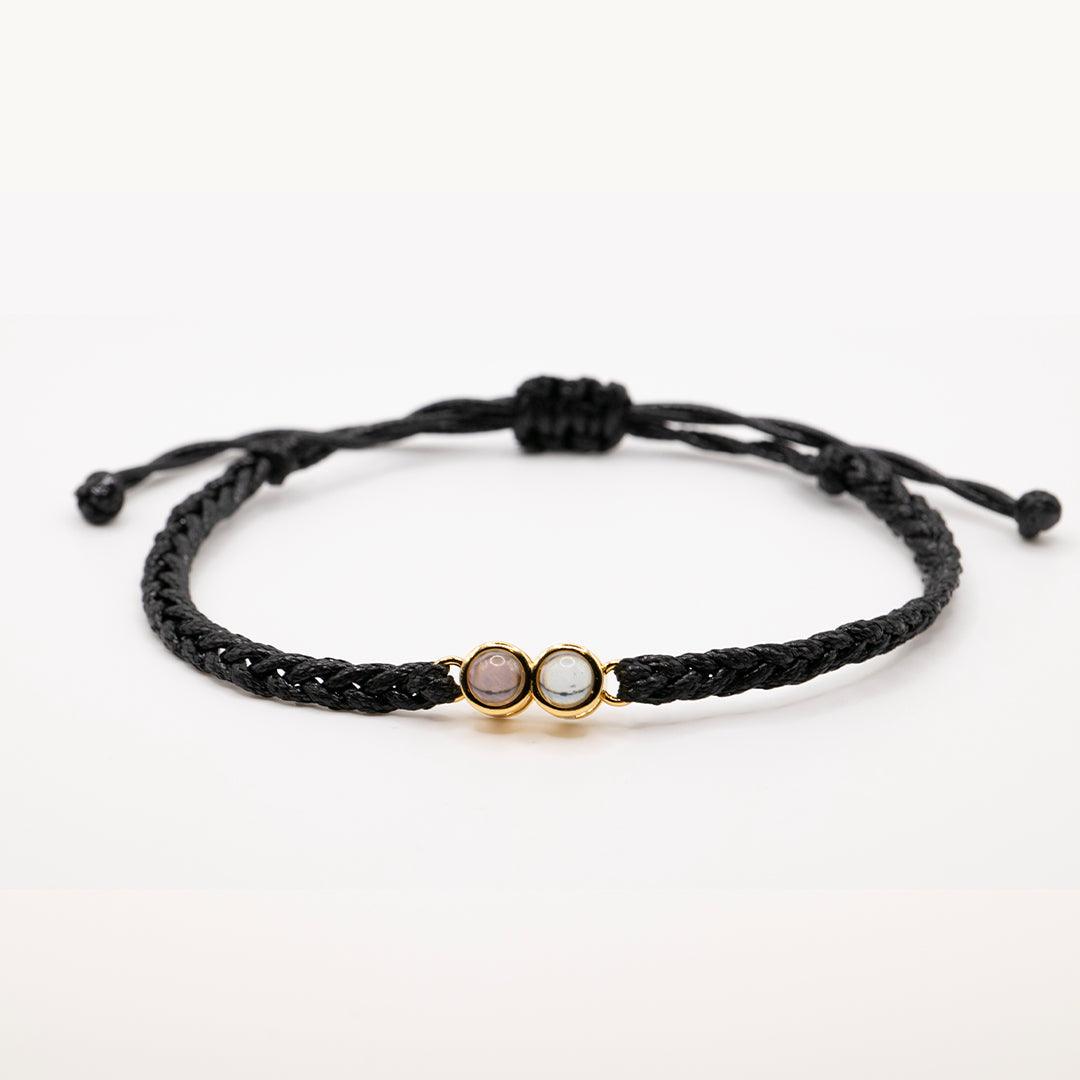 Eternity's Duo Flare Photo Bracelet - Elegant Eternity