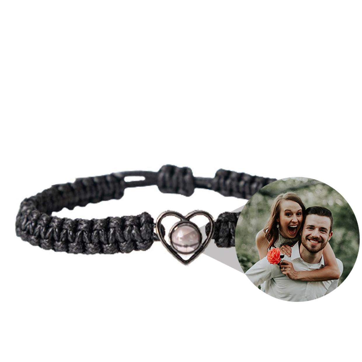Eternity's Love Spark Photo Bracelet - Elegant Eternity