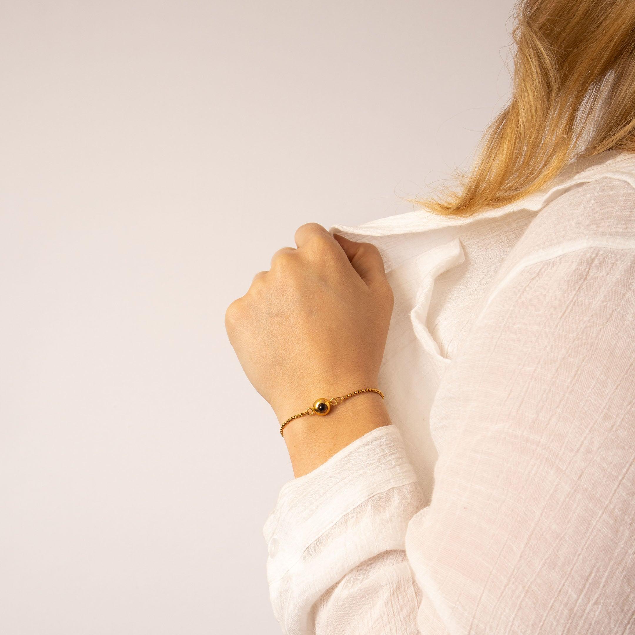 Eternity's Bliss Photo Bracelet - Elegant Eternity