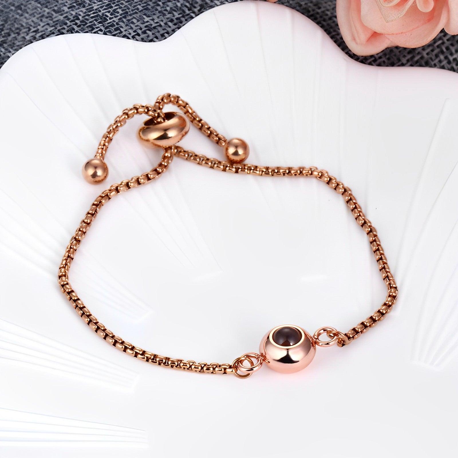 Eternity's Bliss Photo Bracelet - Elegant Eternity