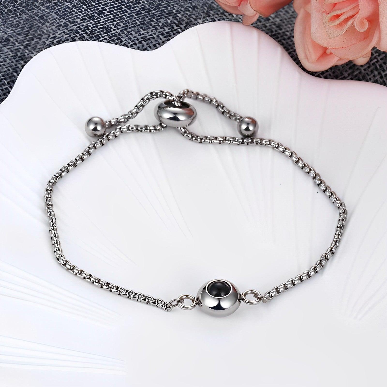 Eternity's Bliss Photo Bracelet - Elegant Eternity
