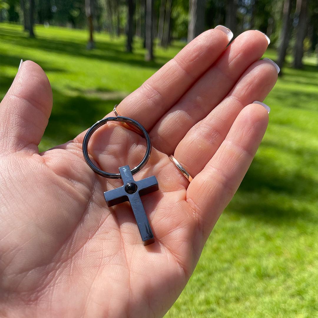 Eternity's Conviction Photo Keychain - Elegant Eternity