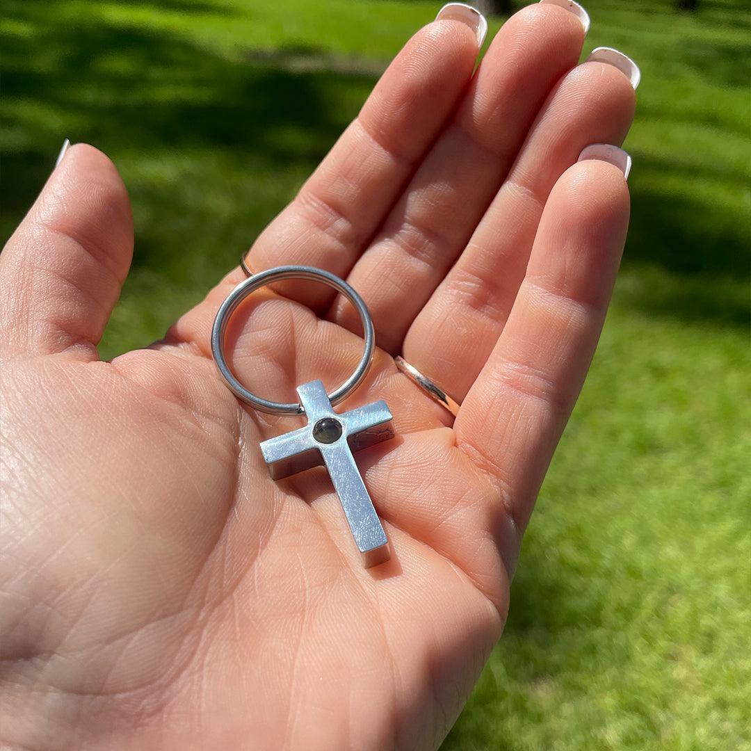 Eternity's Conviction Photo Keychain - Elegant Eternity