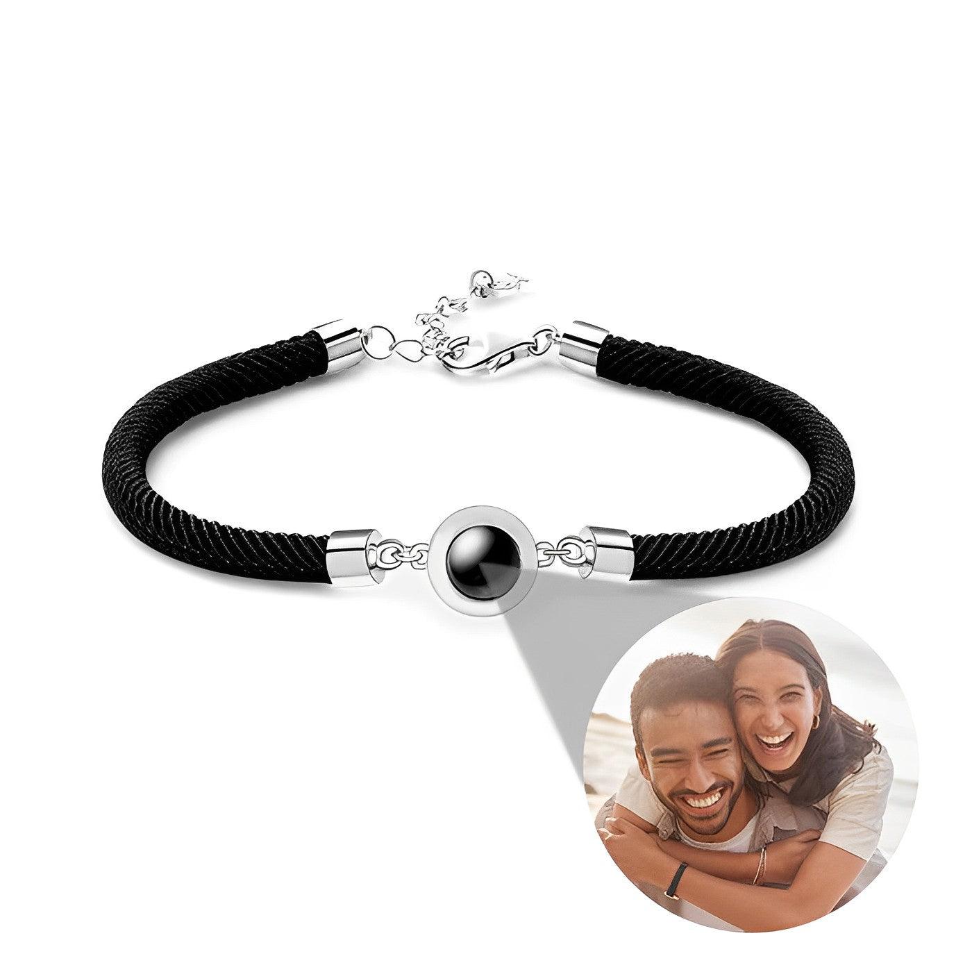 Eternity's Core Photo Bracelet - Elegant Eternity