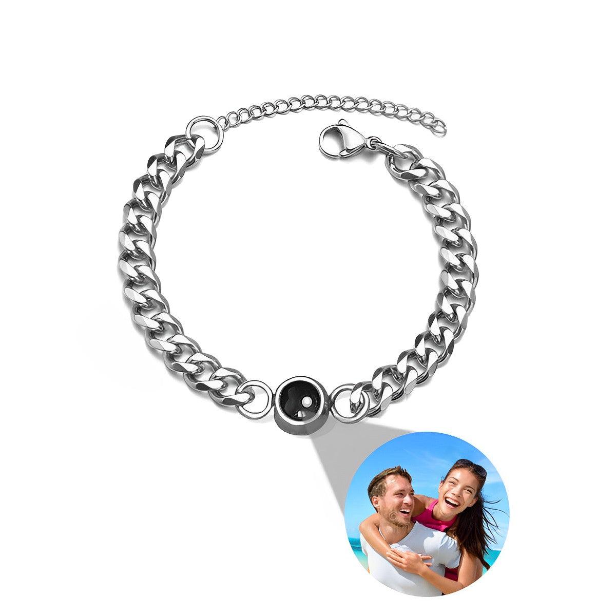 Eternity's Cuban Photo Bracelet - Elegant Eternity